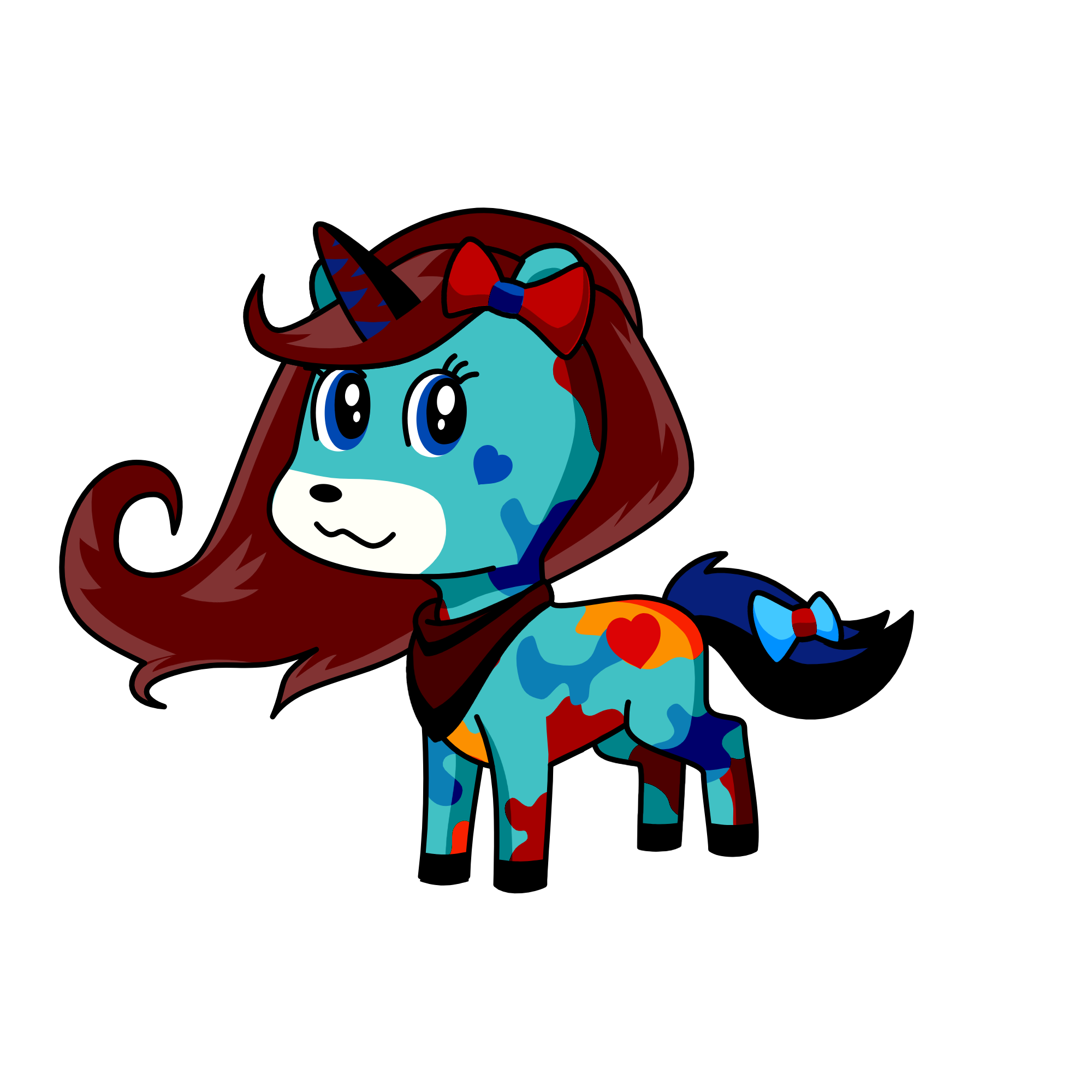 LE Ret Horsee, the unicorn