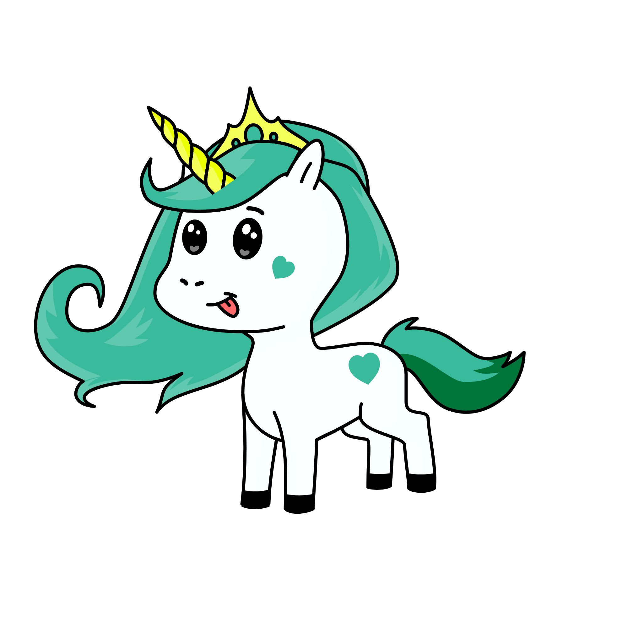 Aalyiah, the unicorn
