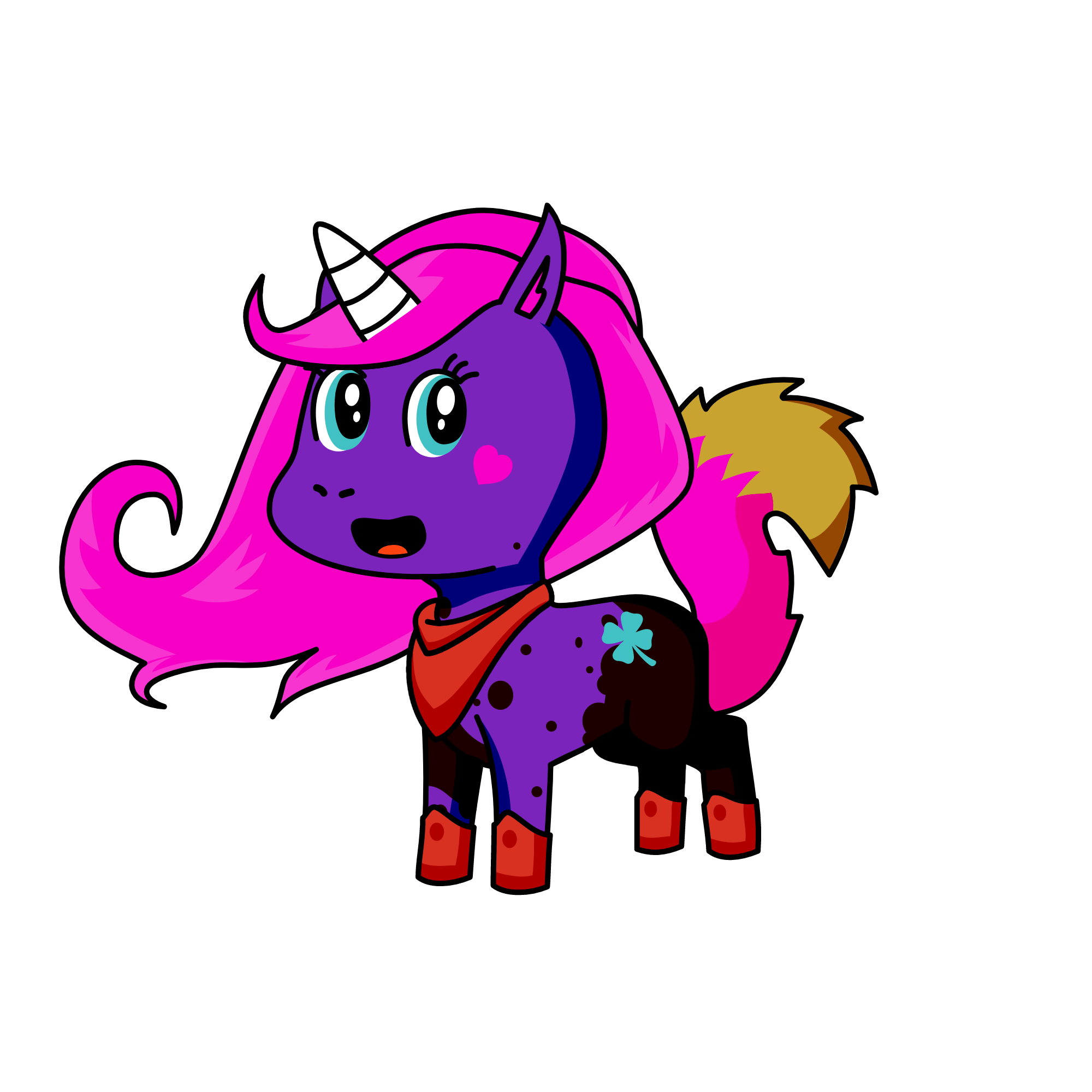 moon, the unicorn