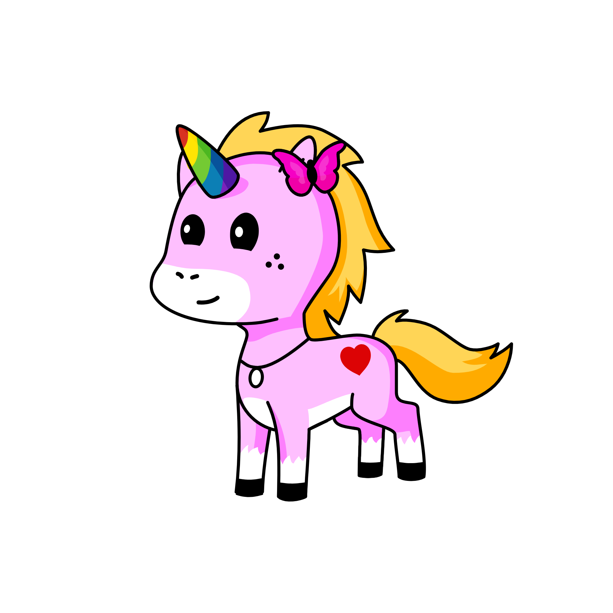 La la la, the unicorn