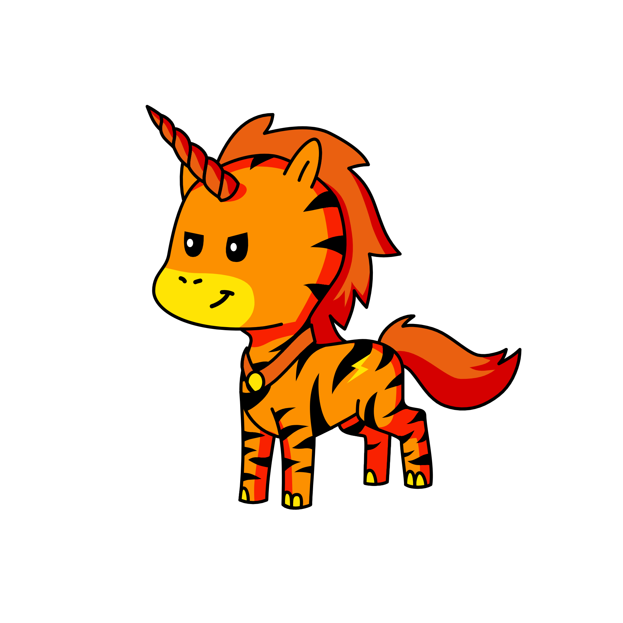 Tigricorn, the unicorn