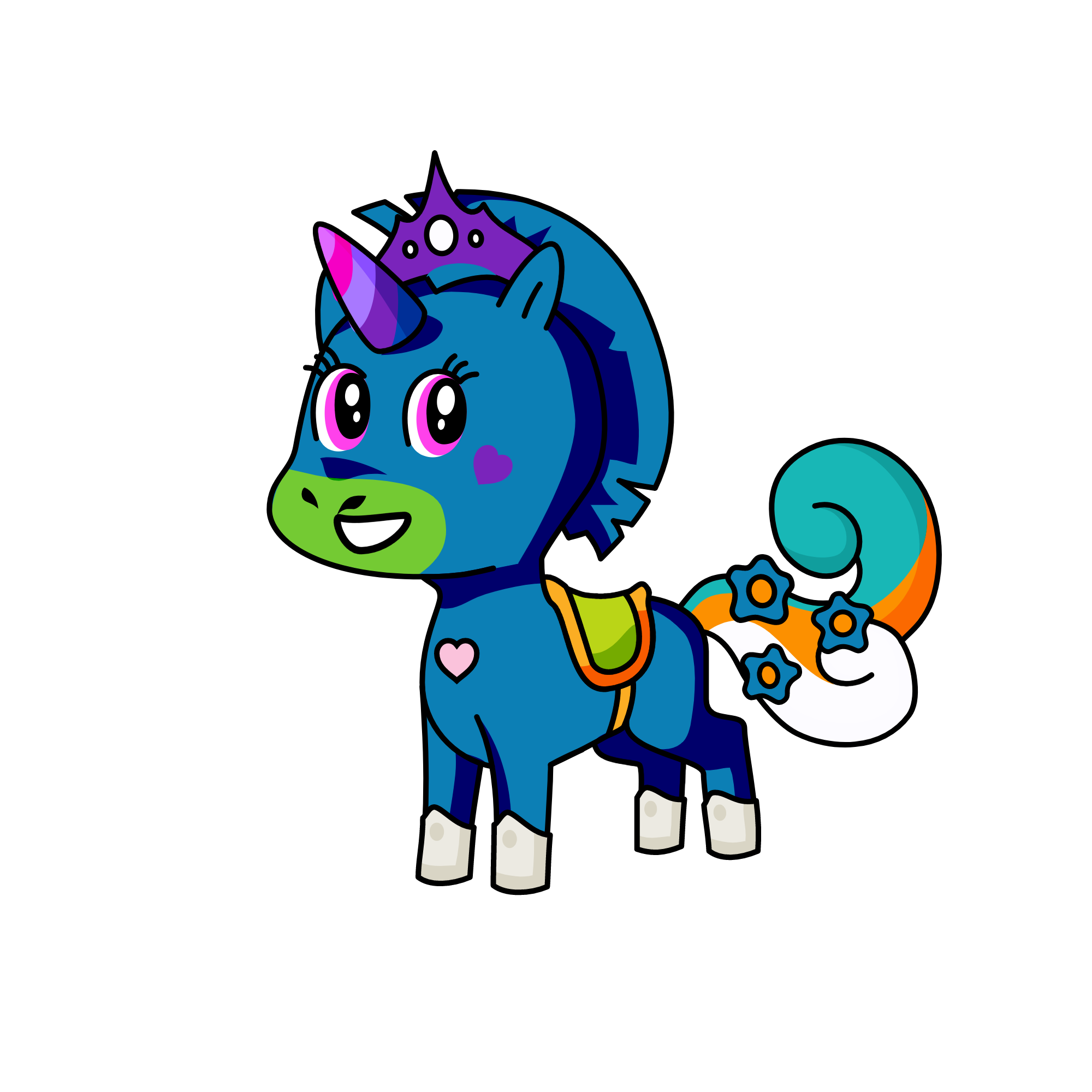 princess, the unicorn