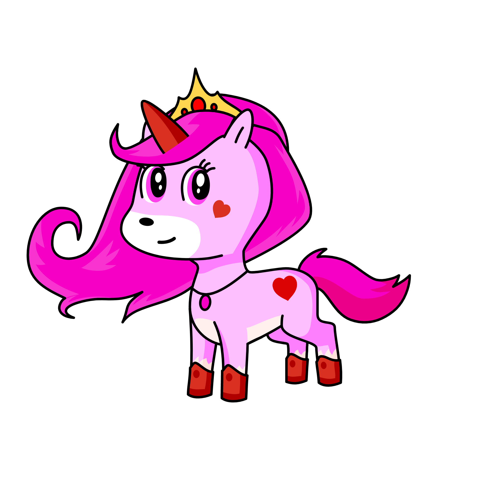 Miranda, Unigoddess of Love, the unicorn