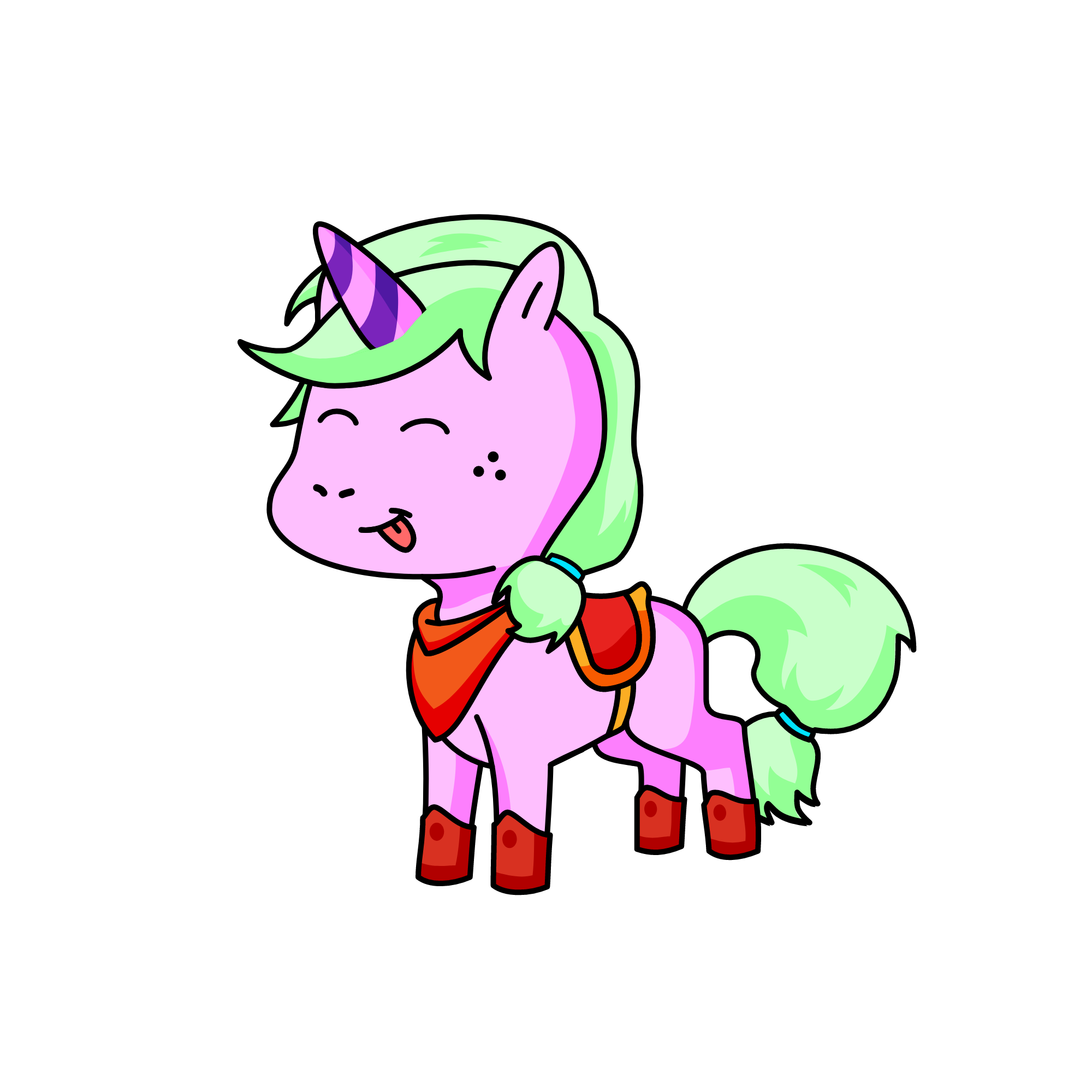 Melody, the unicorn
