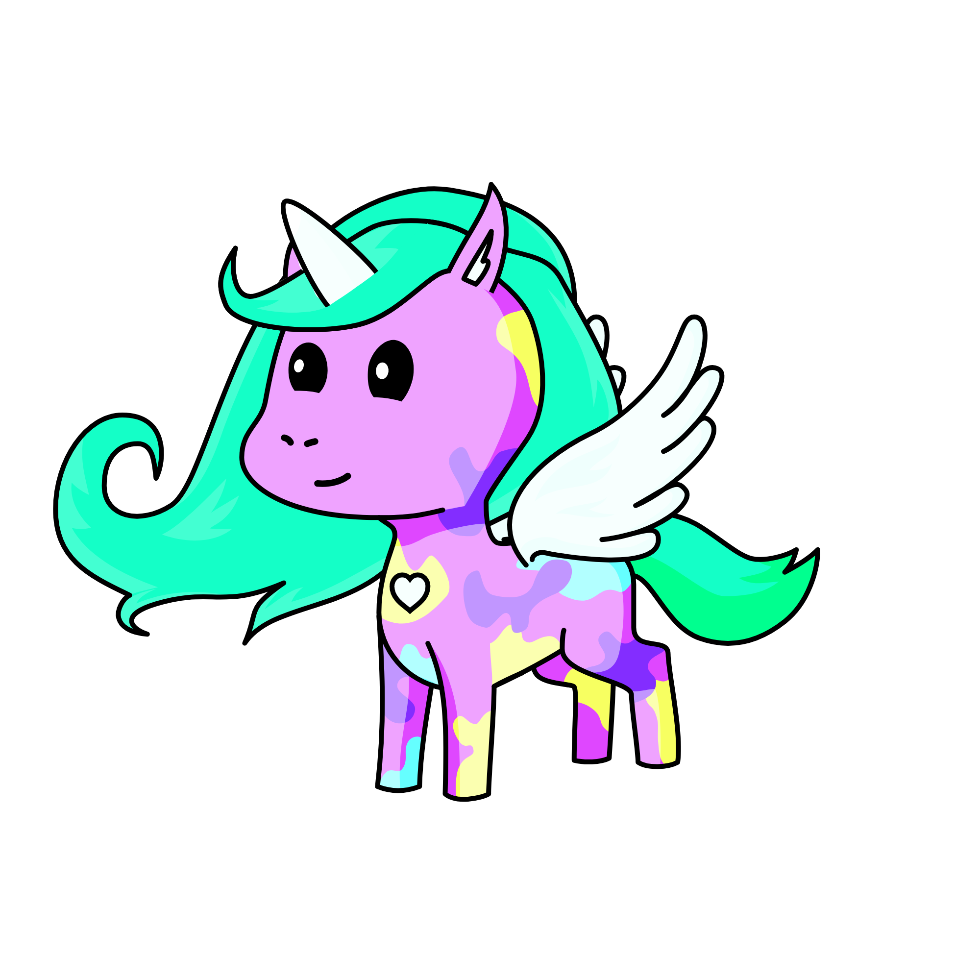 Candy, the unicorn