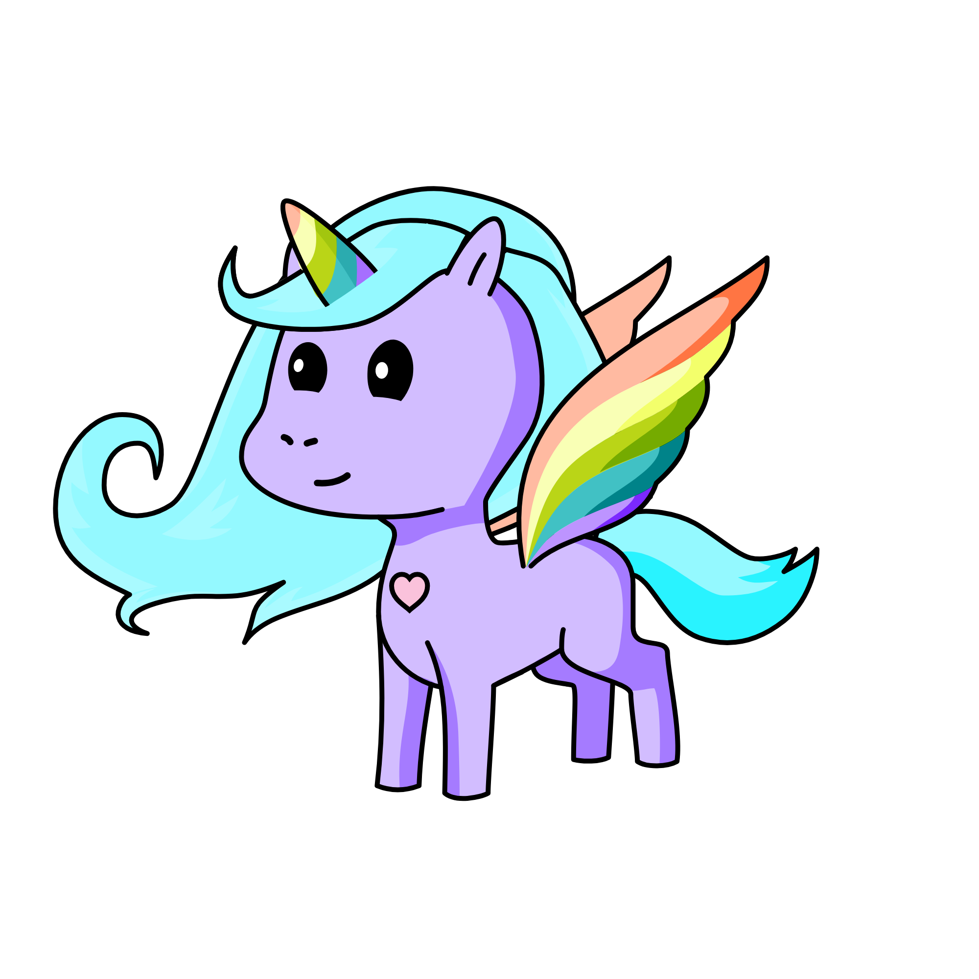 Pastela, the unicorn