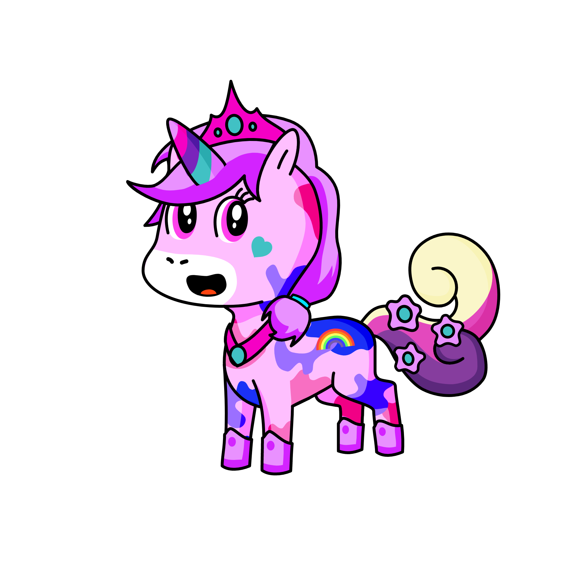 princess violet, the unicorn