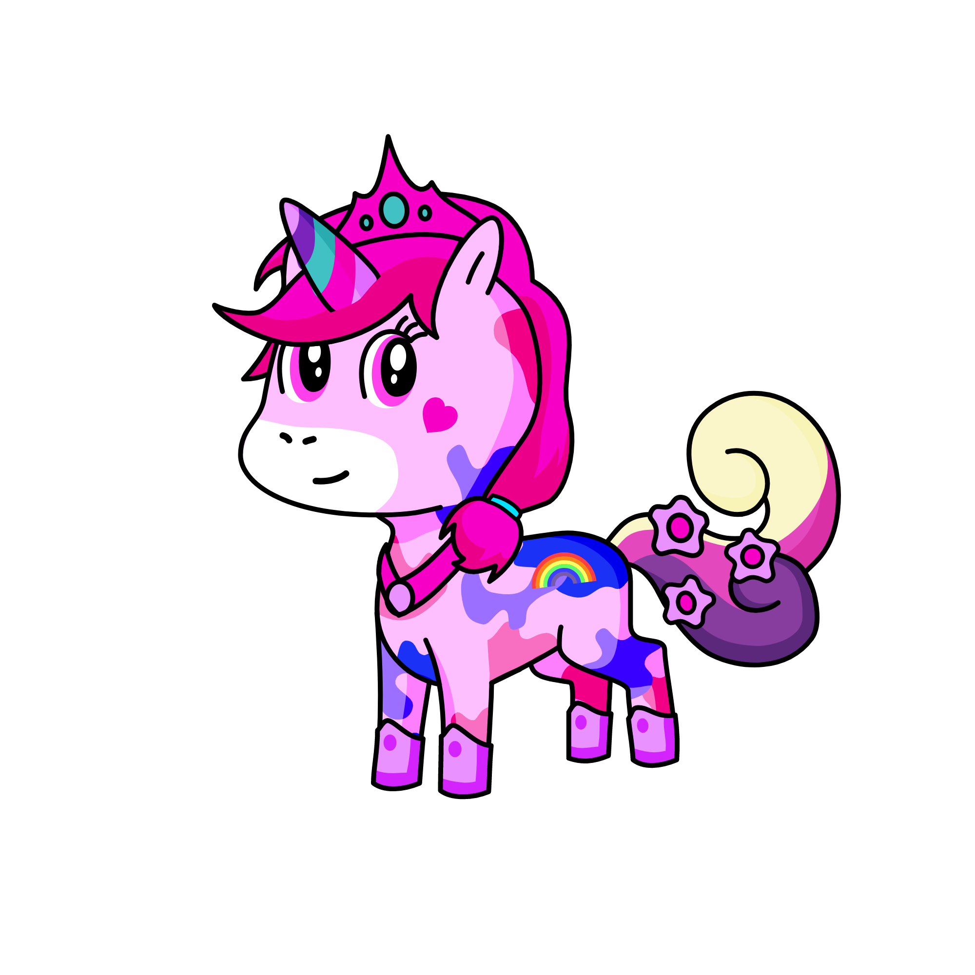 princess violet, the unicorn