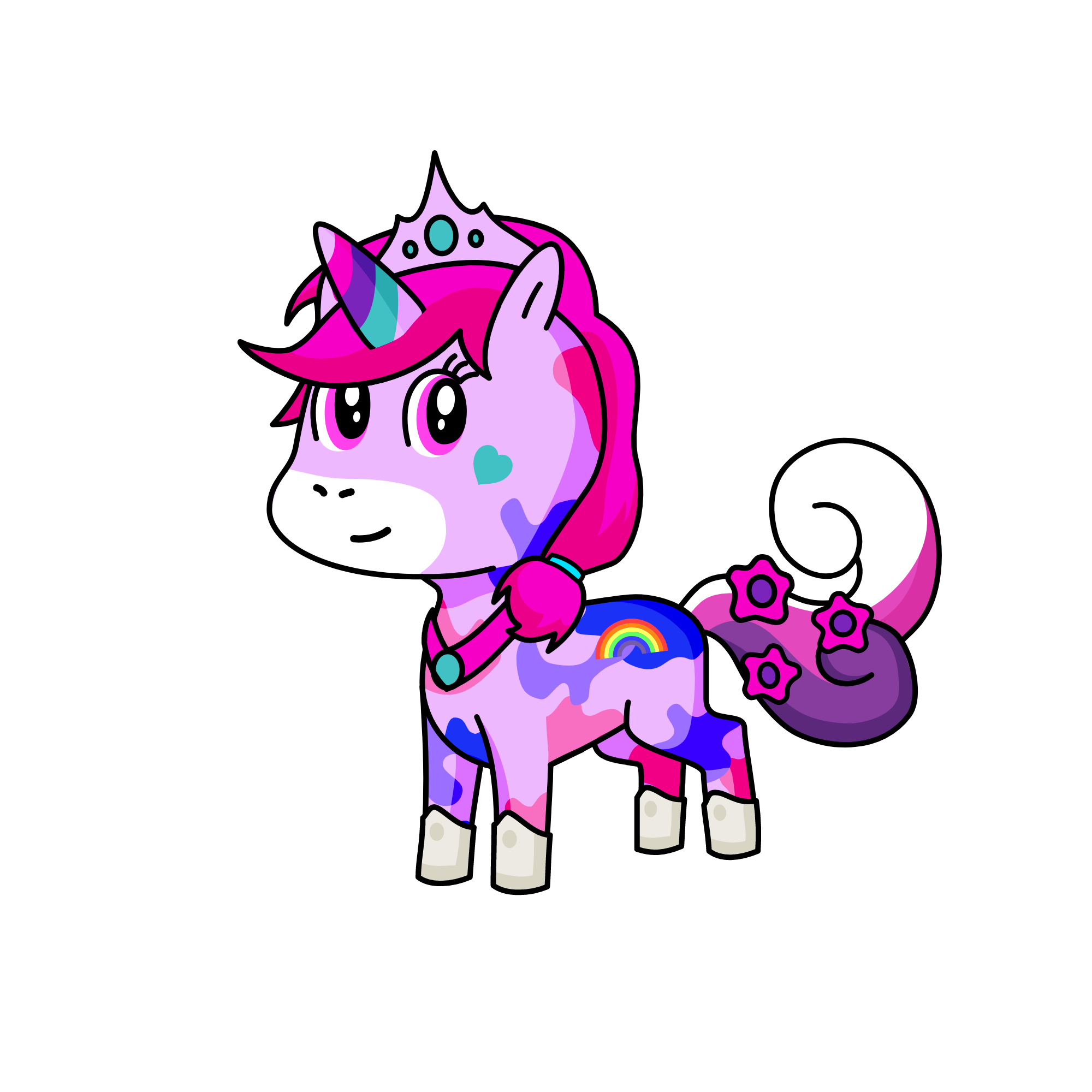 princess violet, the unicorn