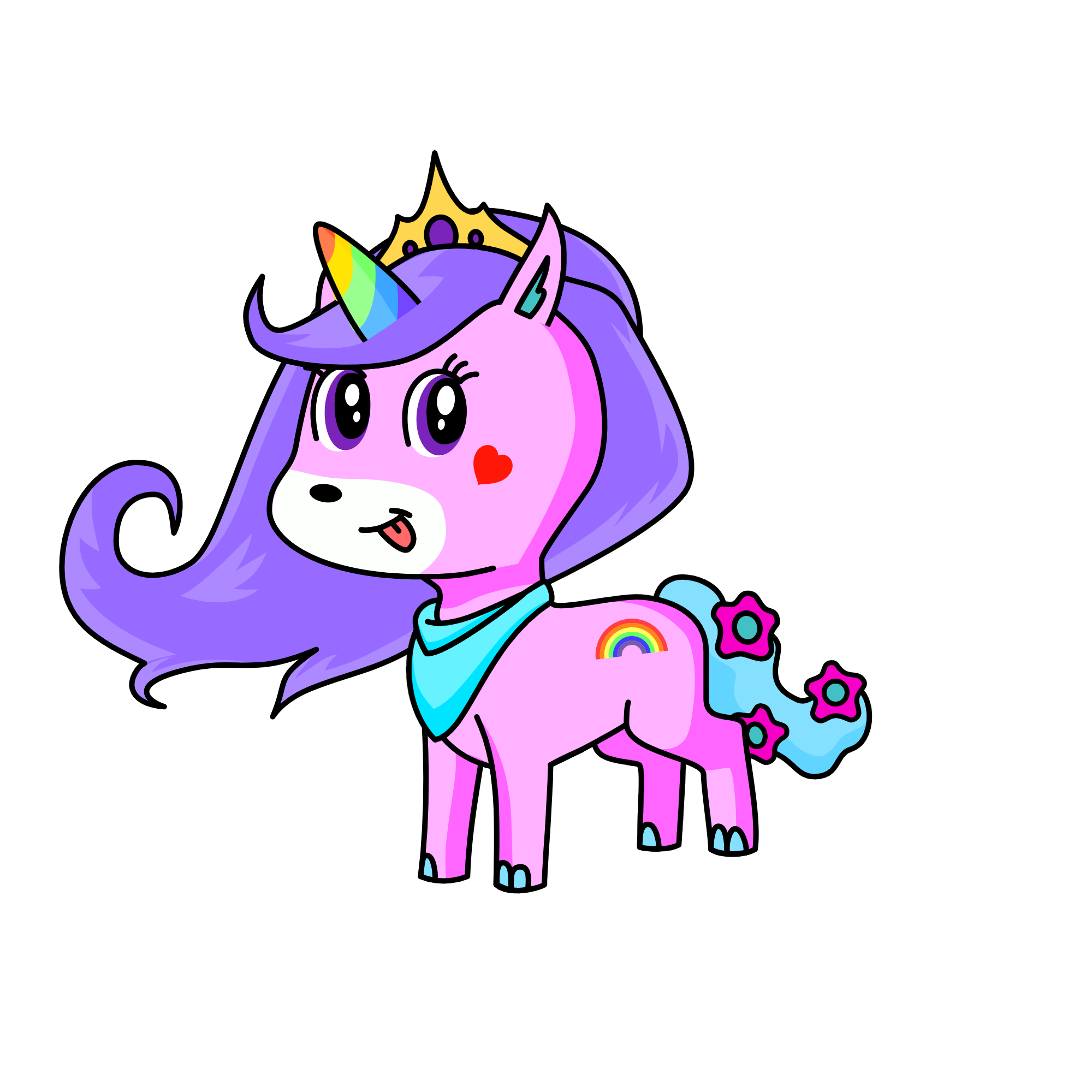 Luna, the unicorn