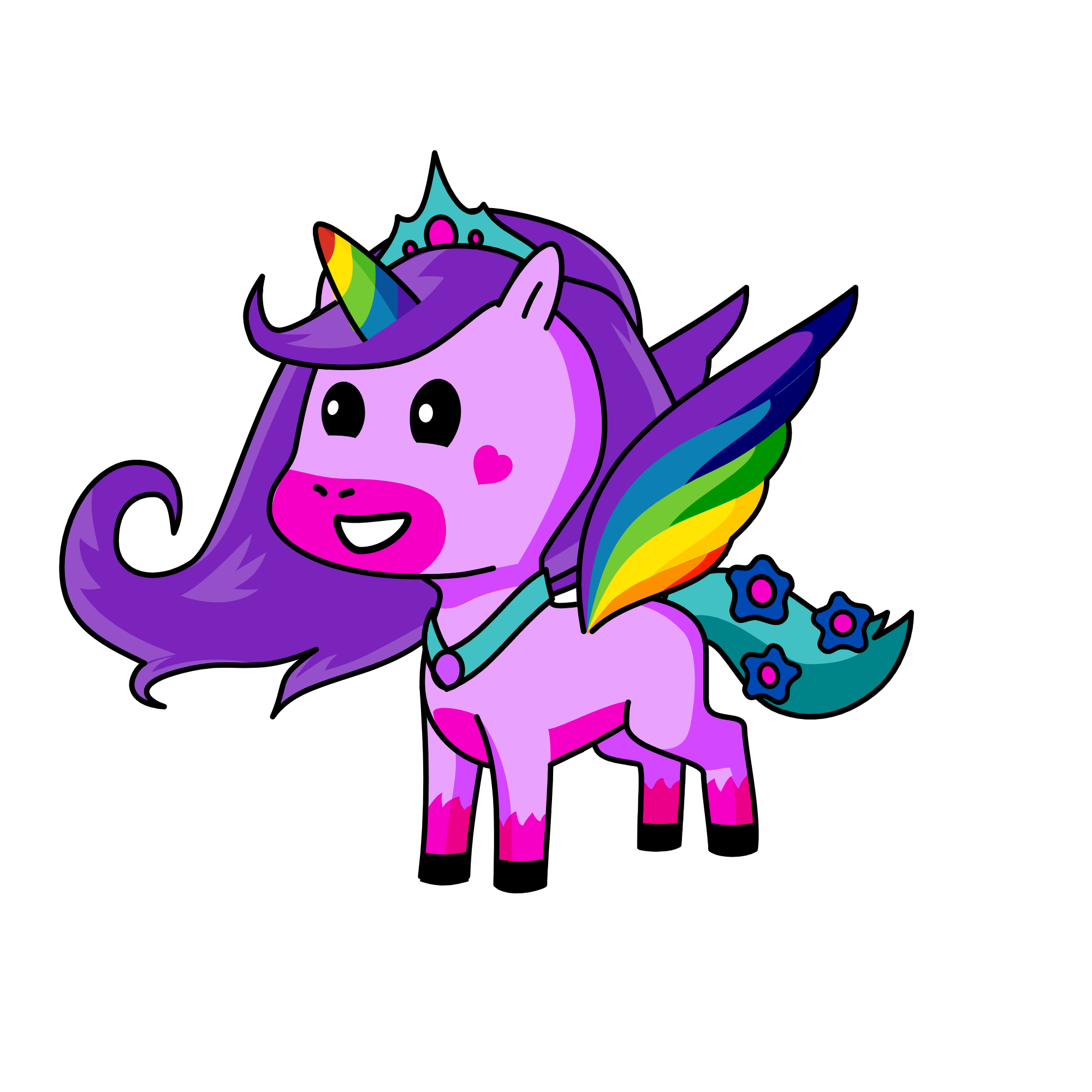 Tiara👑cutiefly!, the unicorn