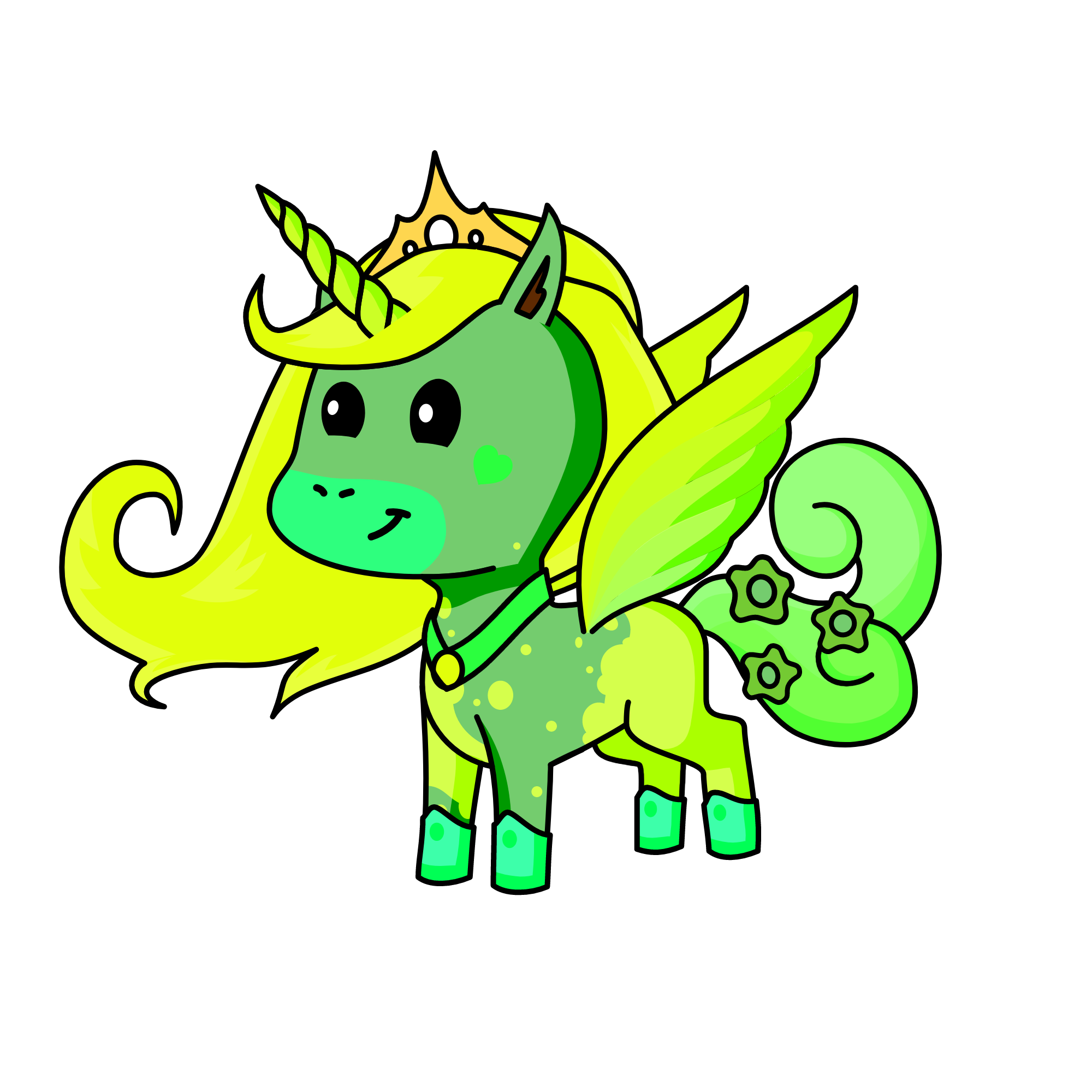 Nature's Bloom, the unicorn