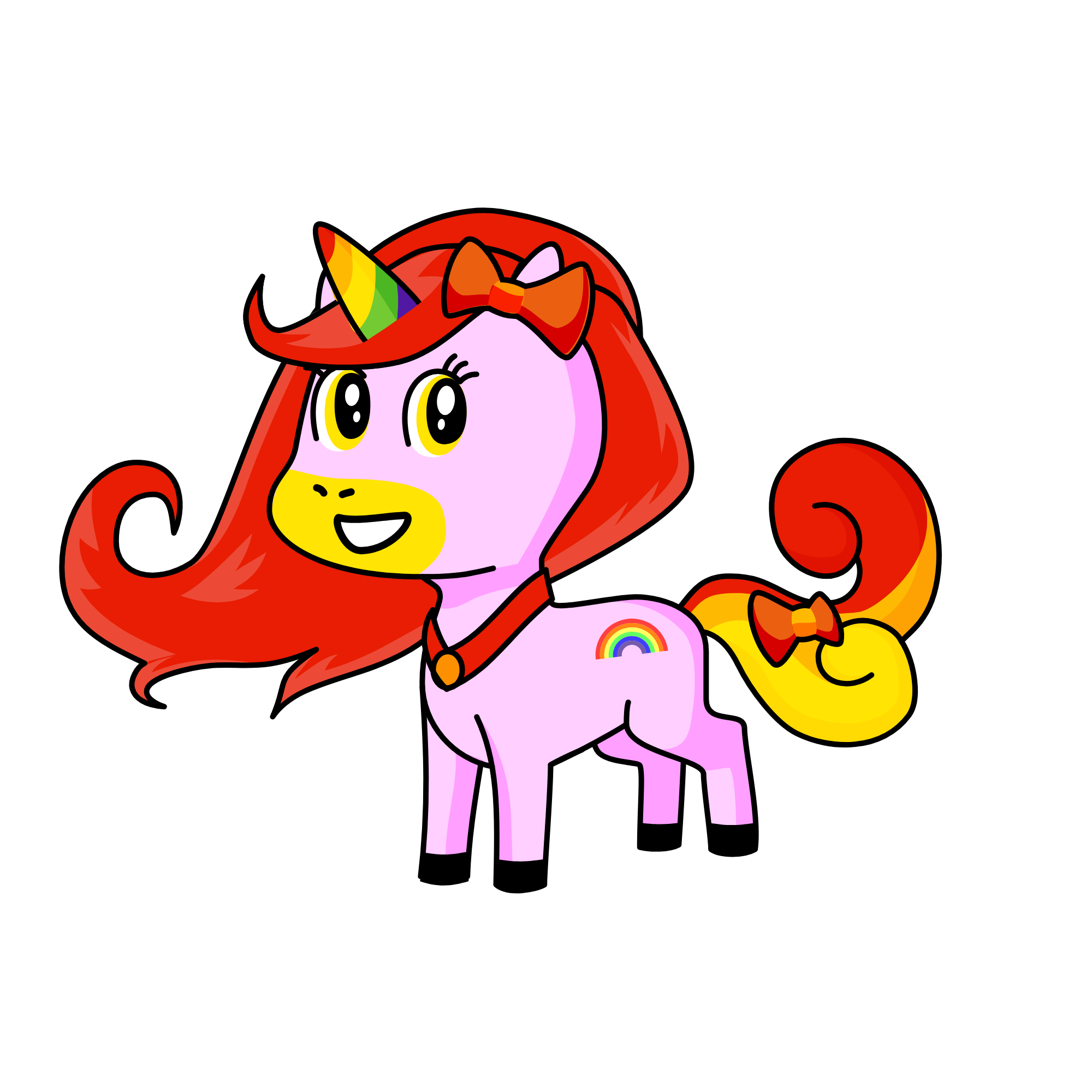 Rainbowcorn, the unicorn