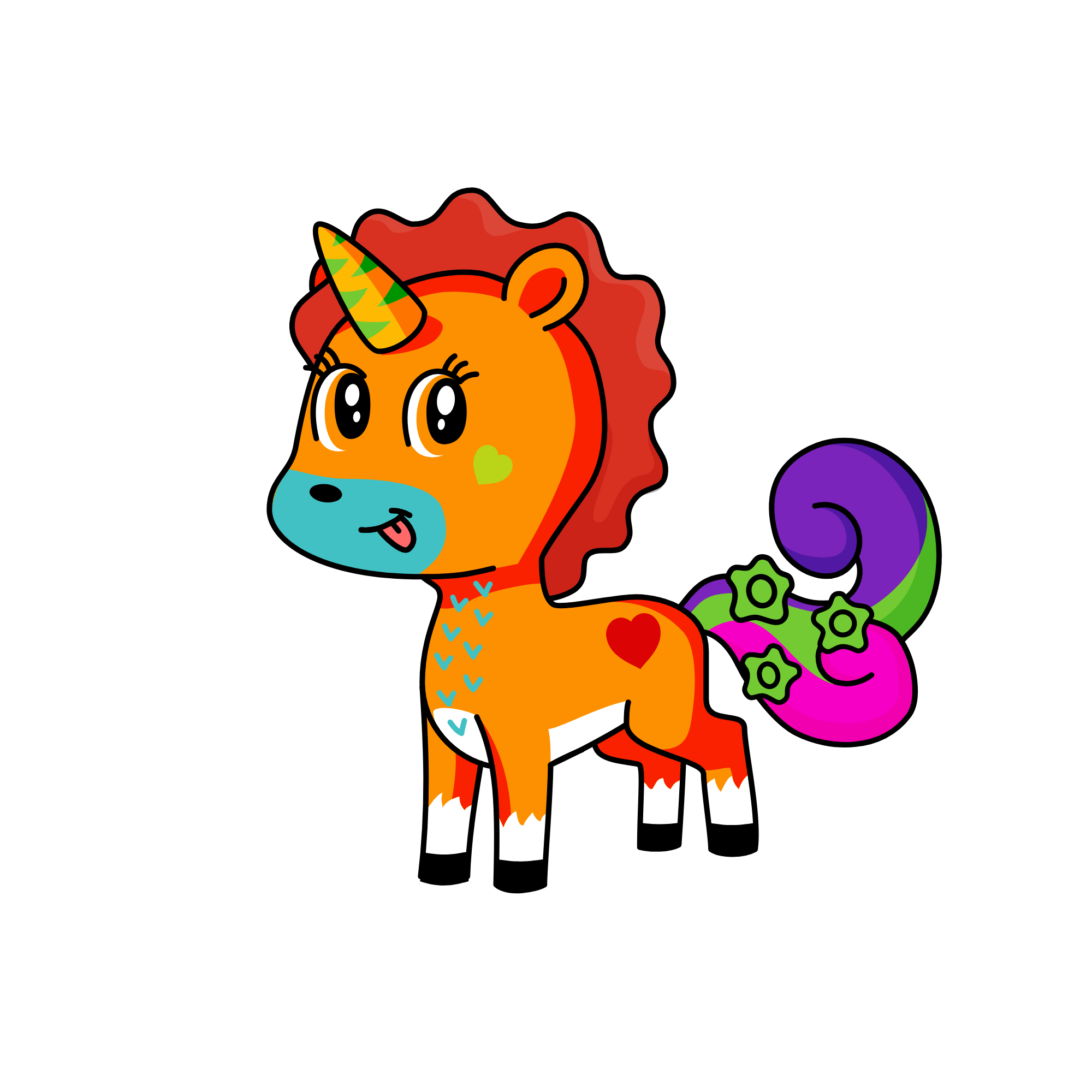 Tiger, the unicorn
