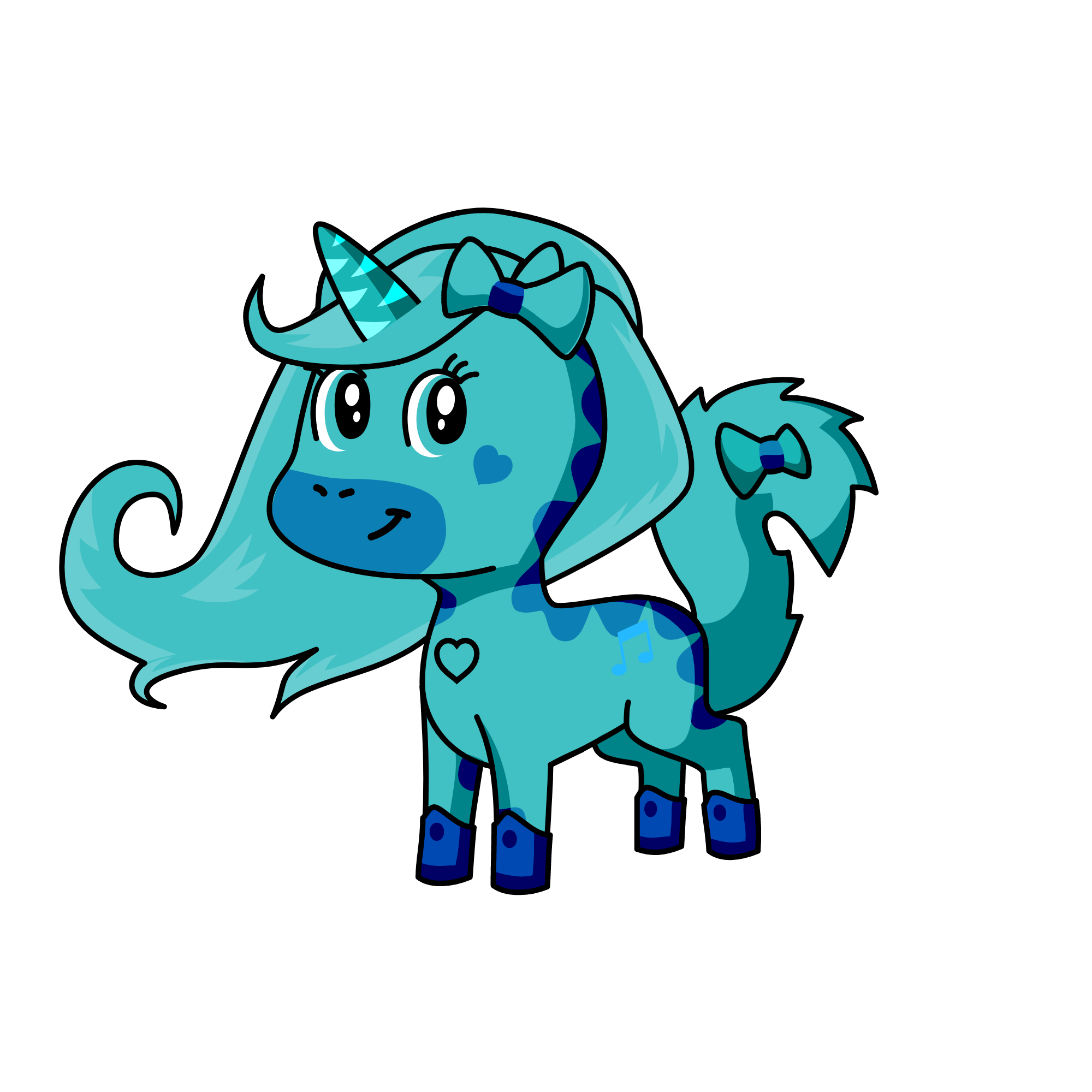 Princess Auqa, the unicorn