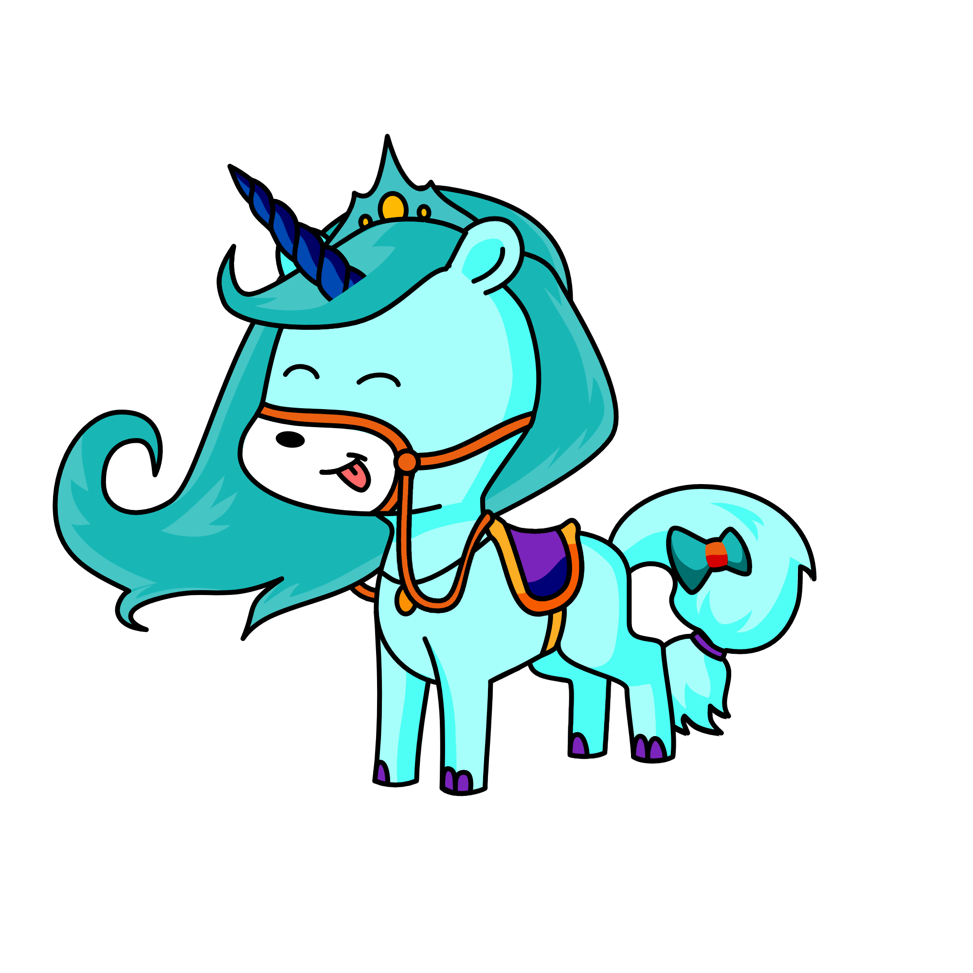 bleuy, the unicorn