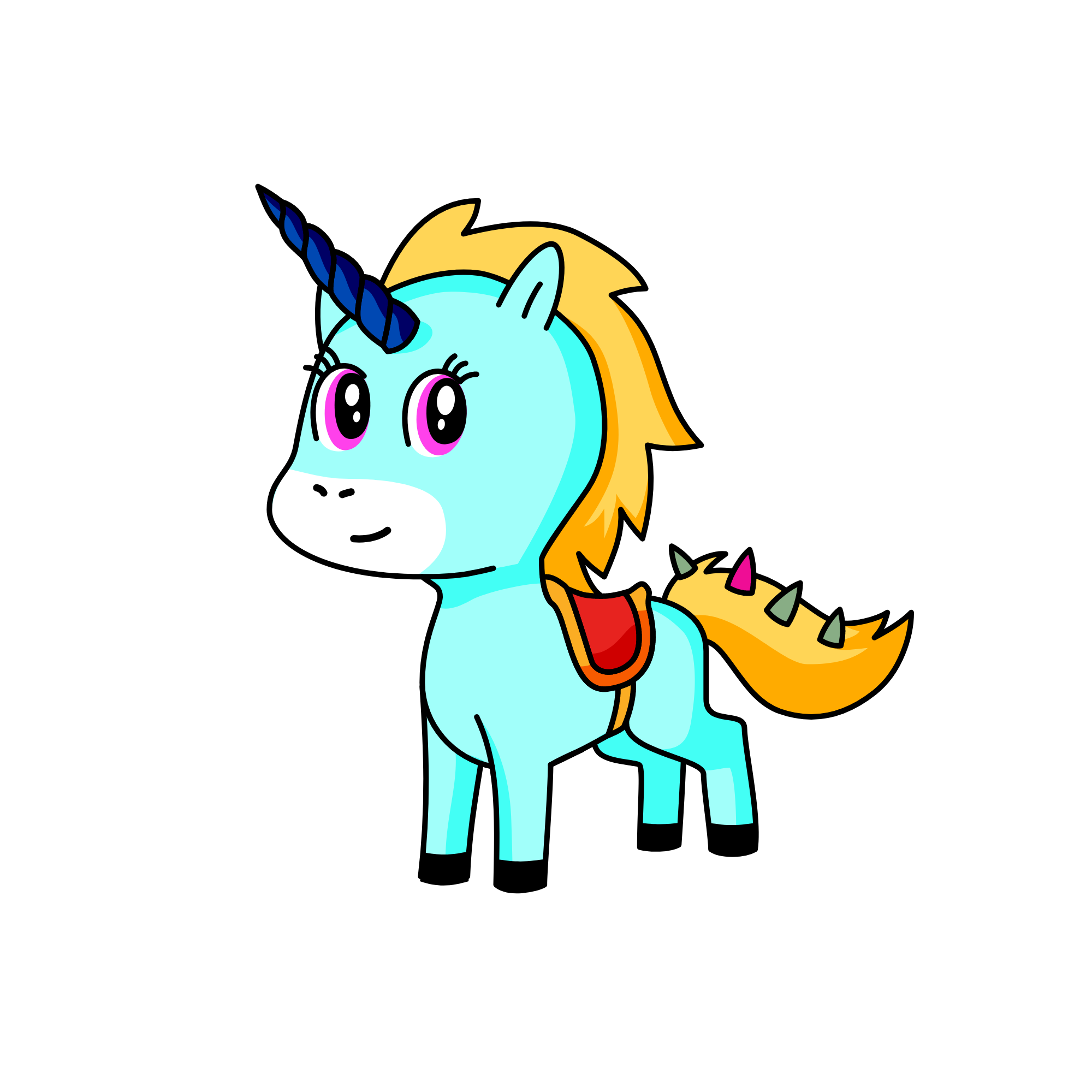Ember, the unicorn