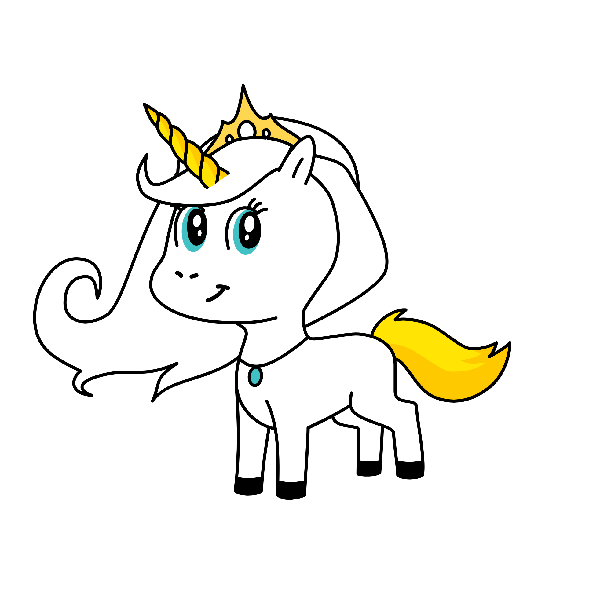 Winter, the unicorn