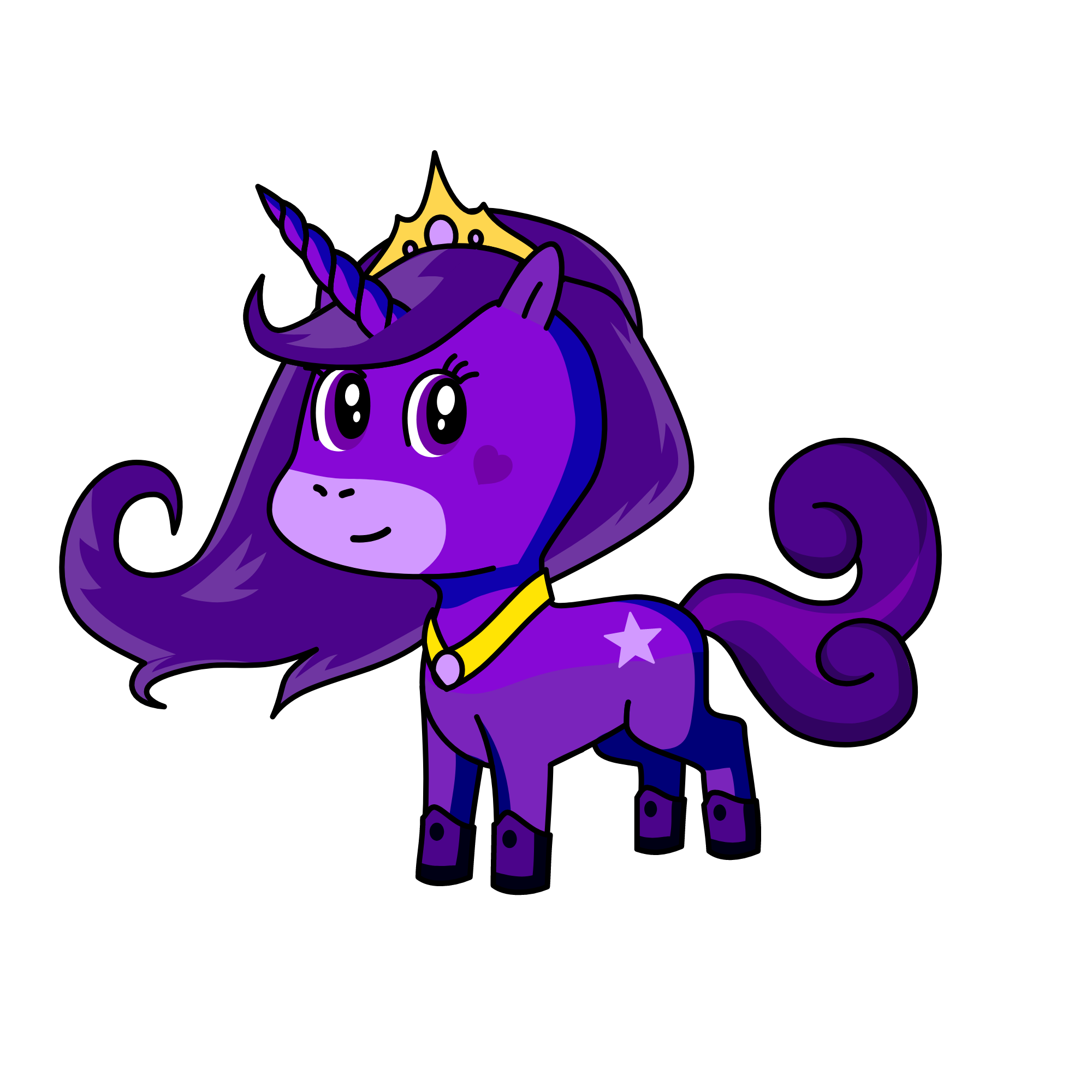 Queen Moonlight, the unicorn