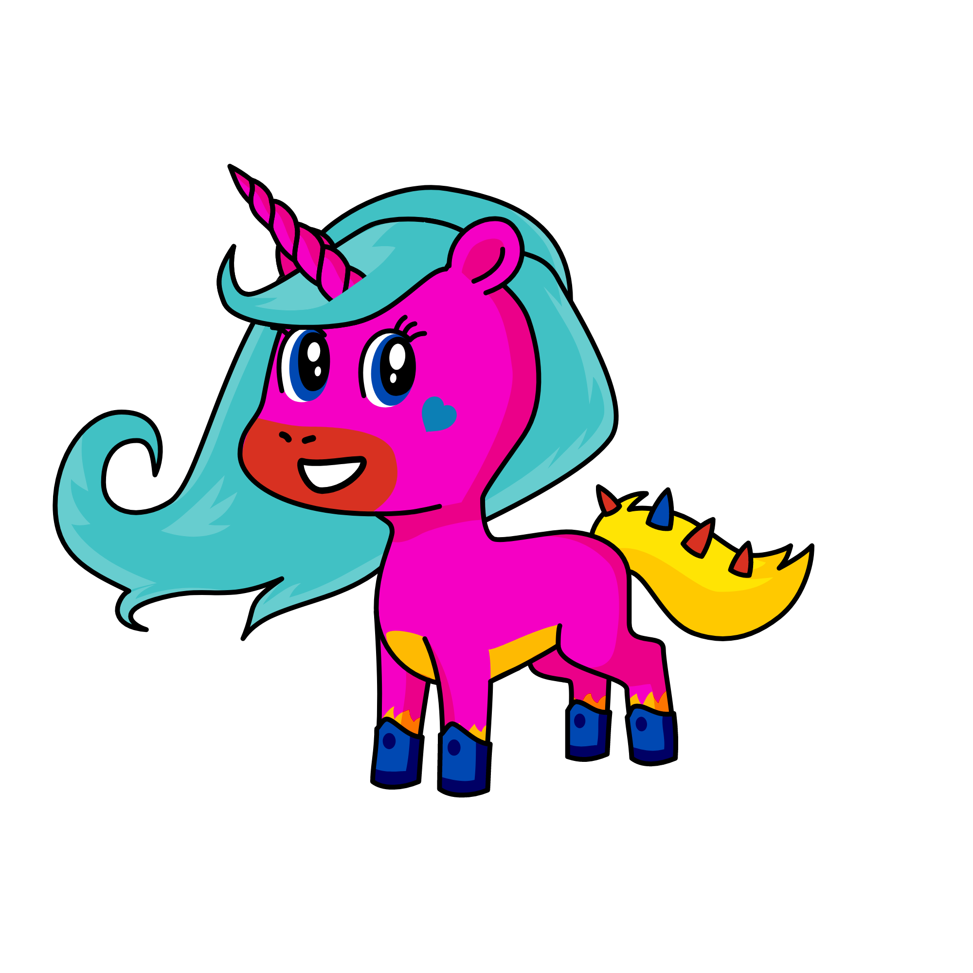 Riley, the unicorn