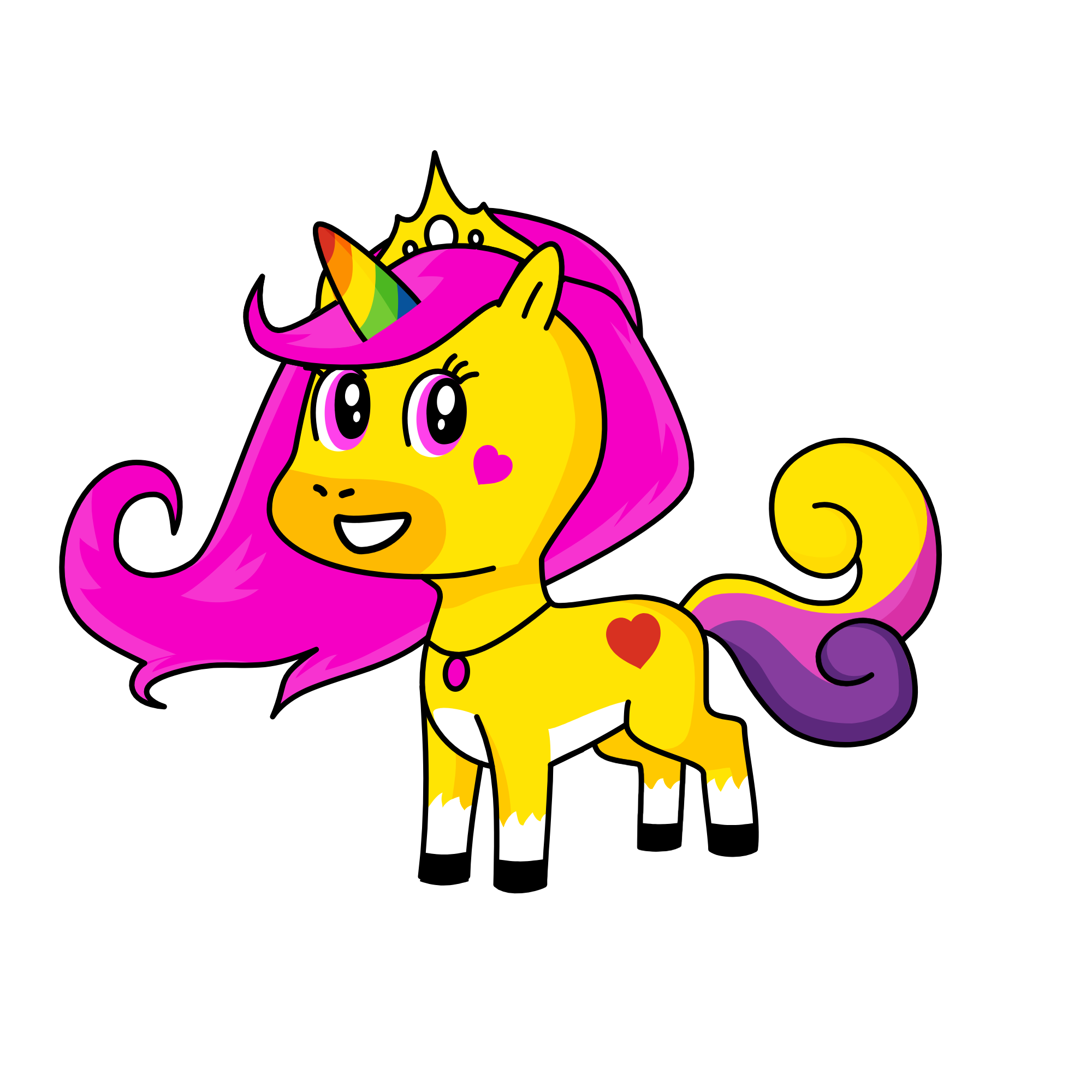 Unicorn Queen, the unicorn