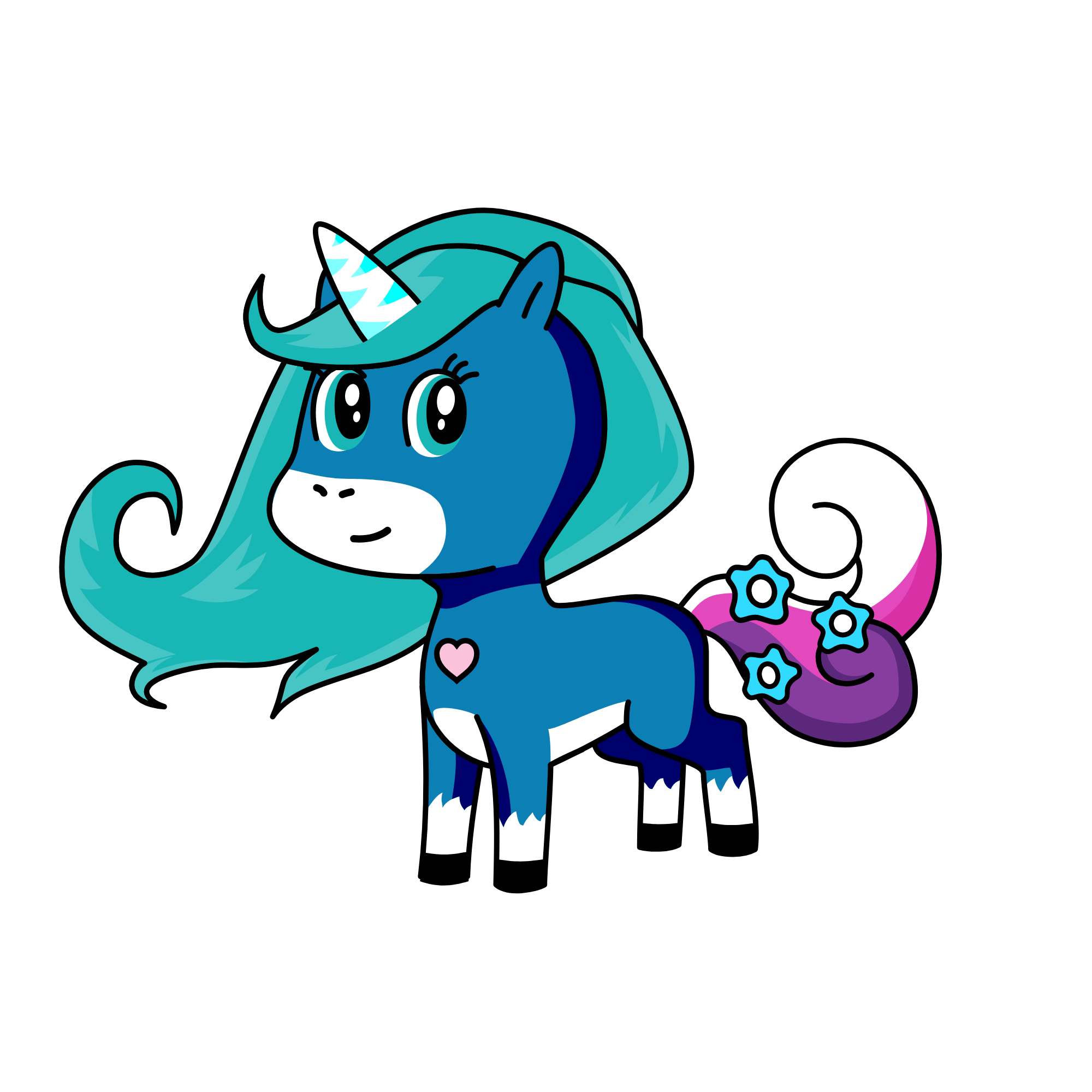Sky, the unicorn