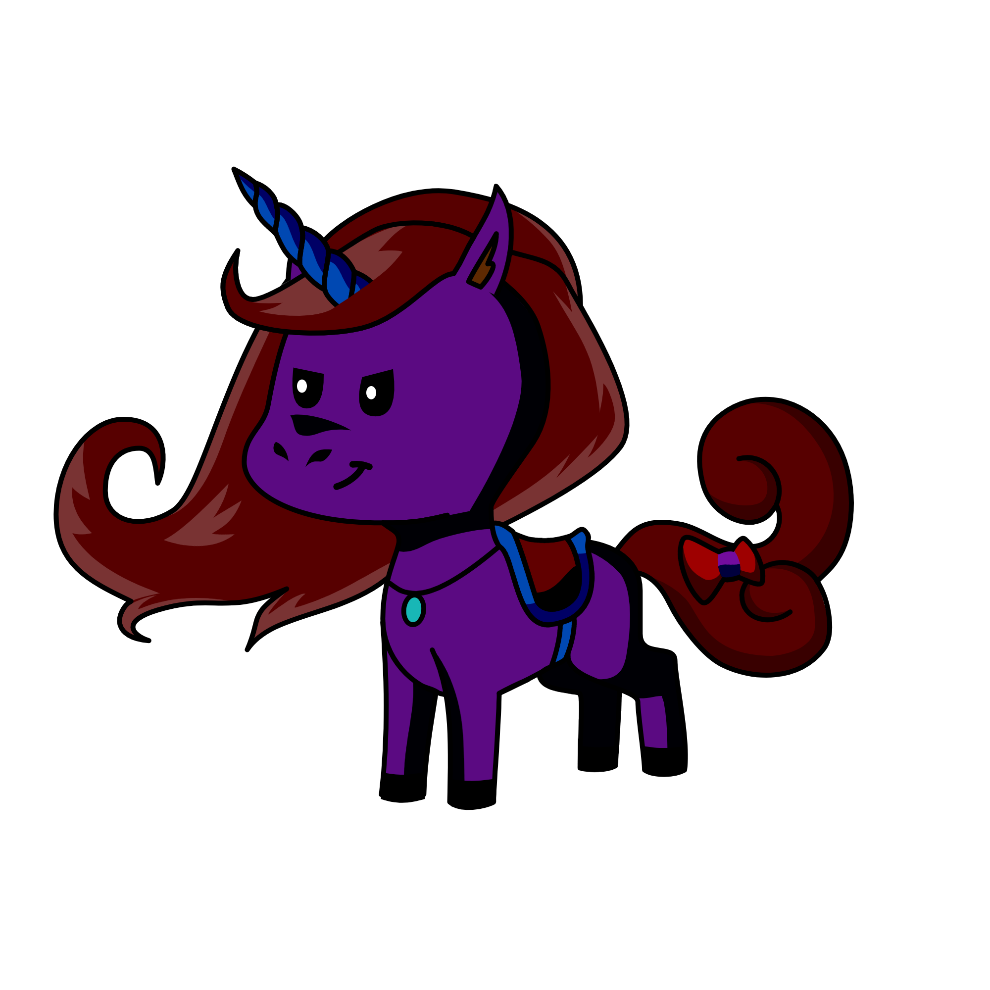 Sparkle light, the unicorn