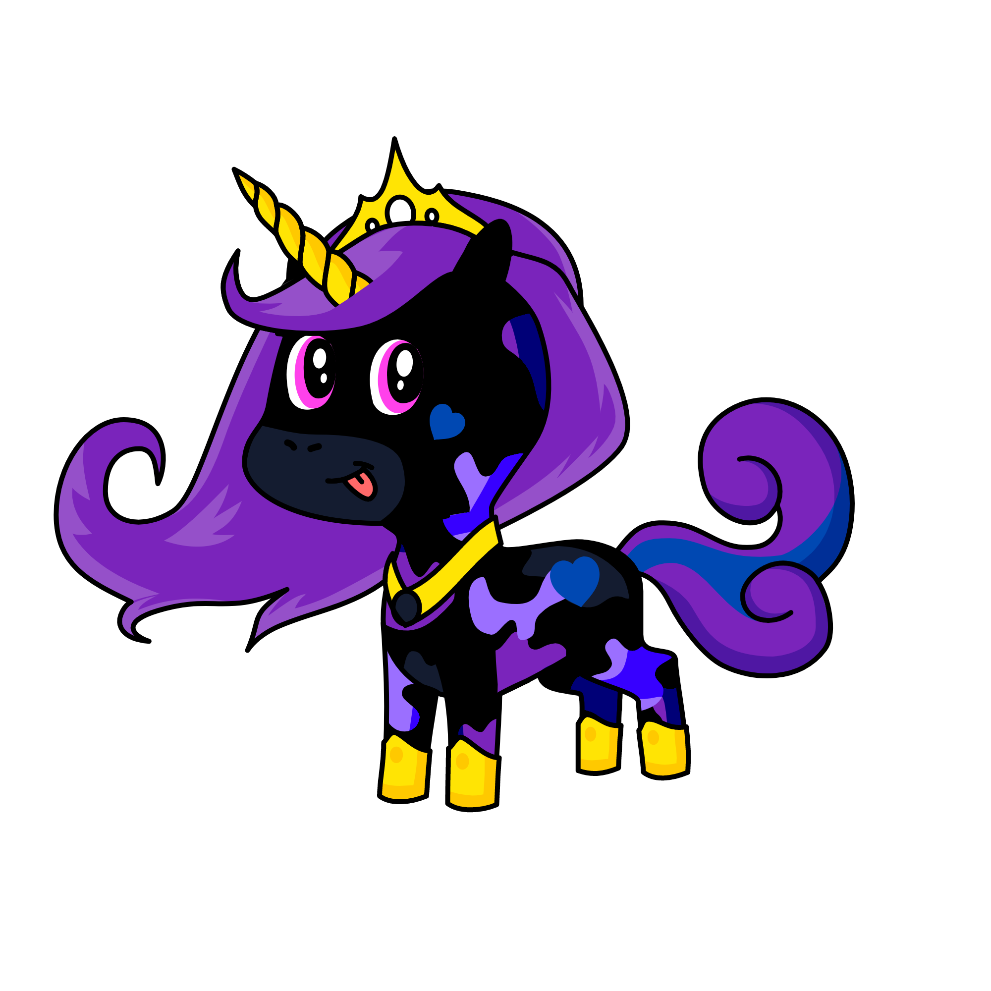 Moonlight, the unicorn