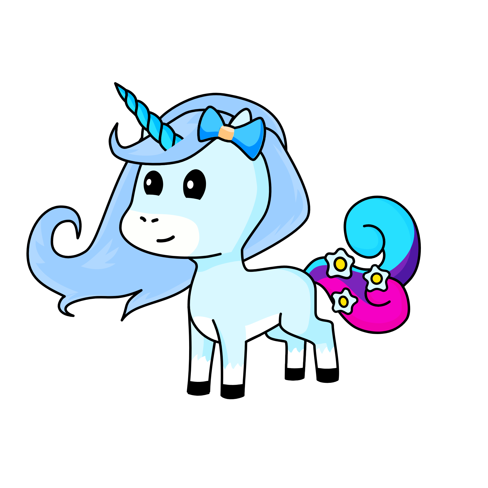 Snowy, the unicorn