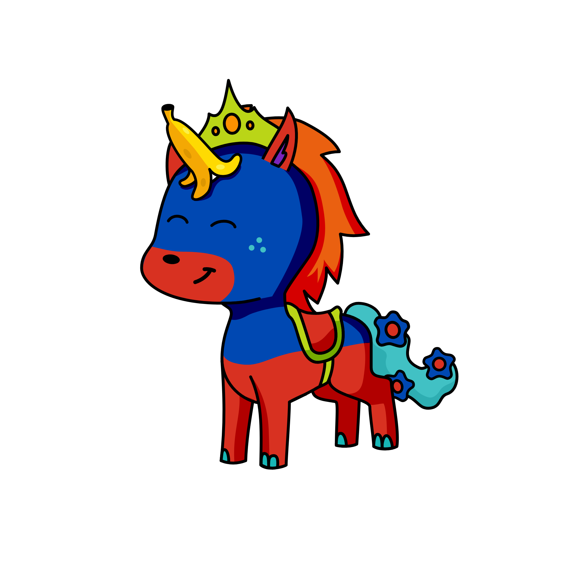 Crazy, the unicorn