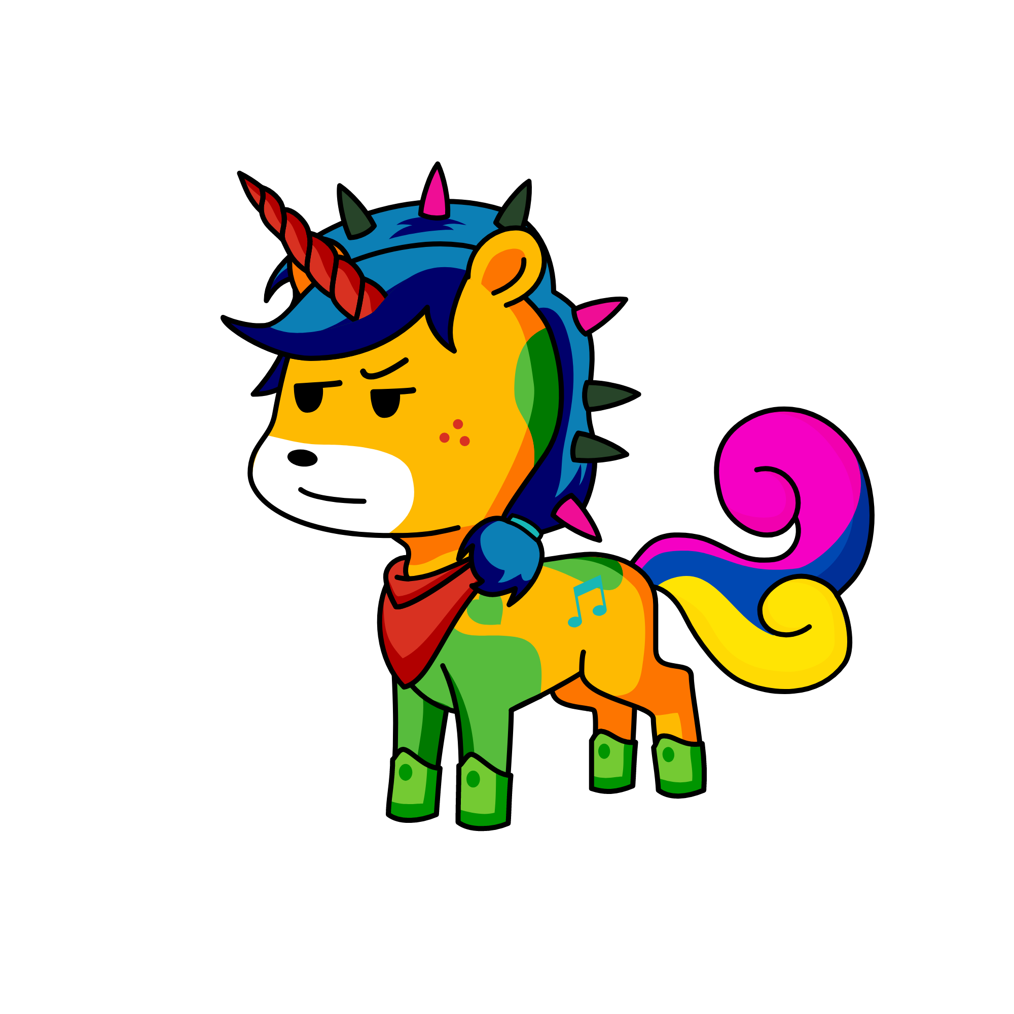 huan rose, the unicorn