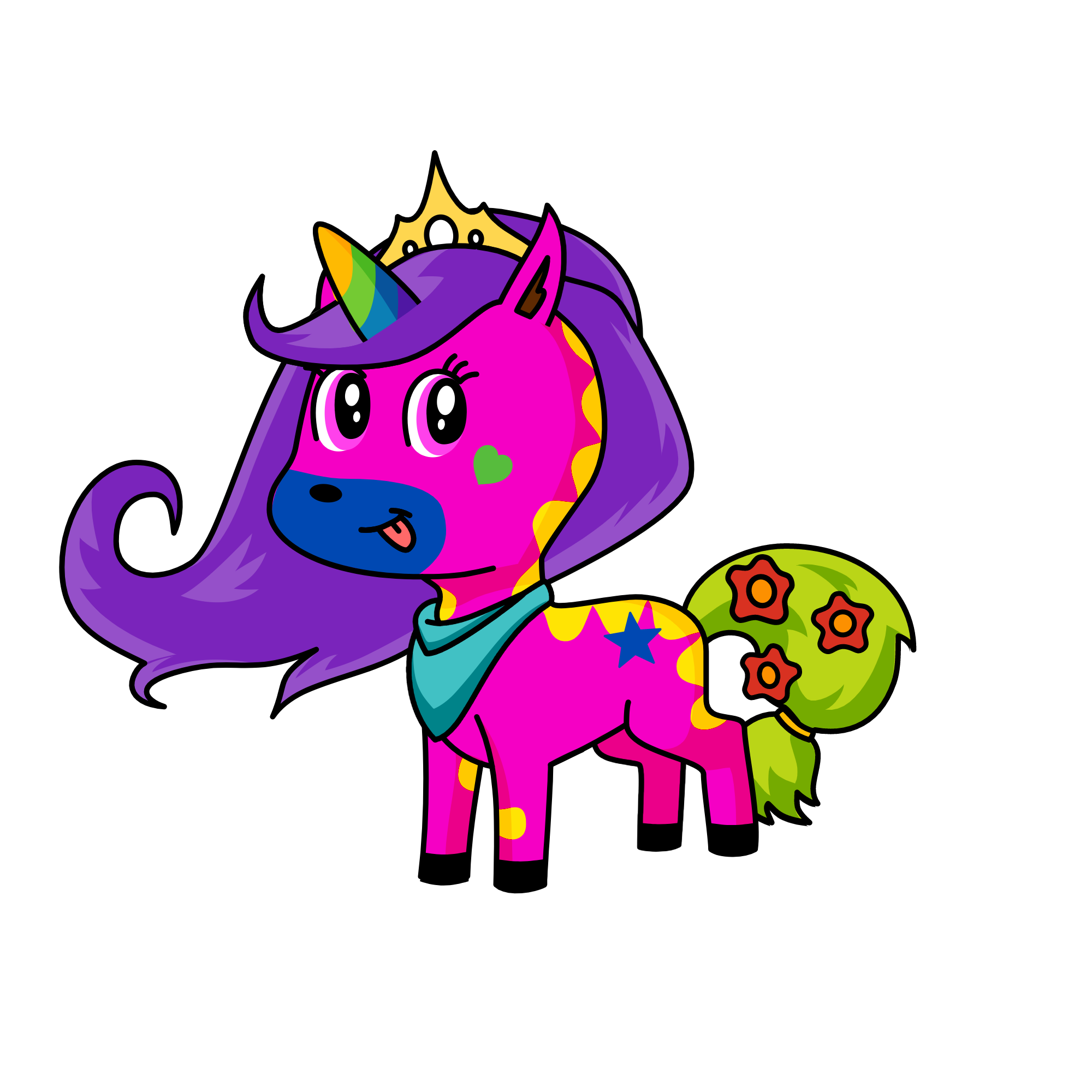 Pallavi's unicorn, the unicorn