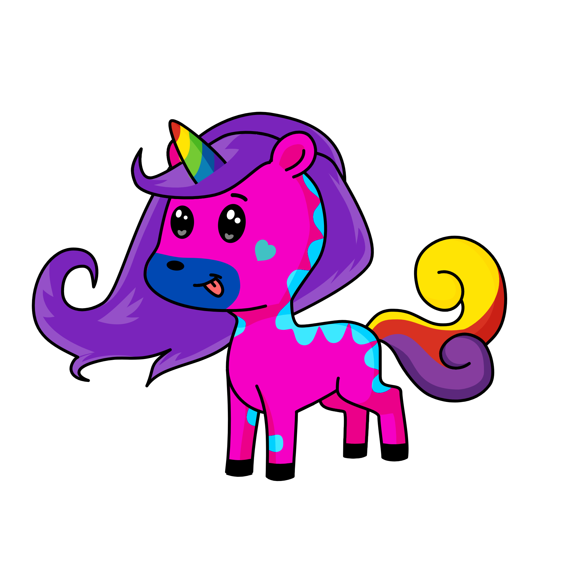 Caramel Carla, the unicorn