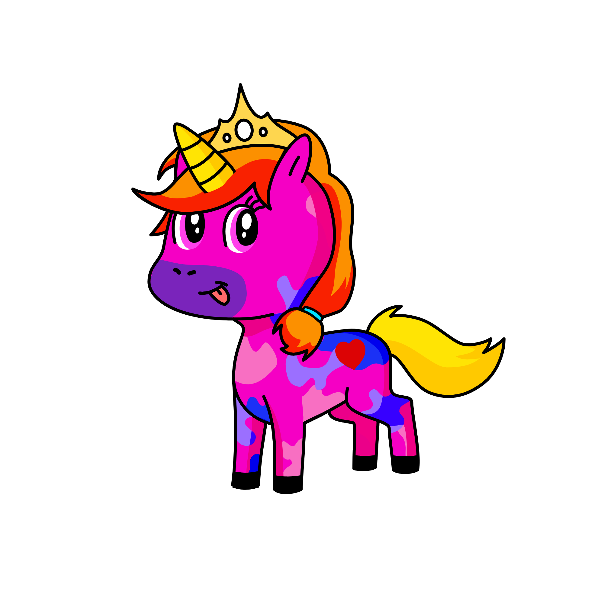 Silly Lilly, the unicorn