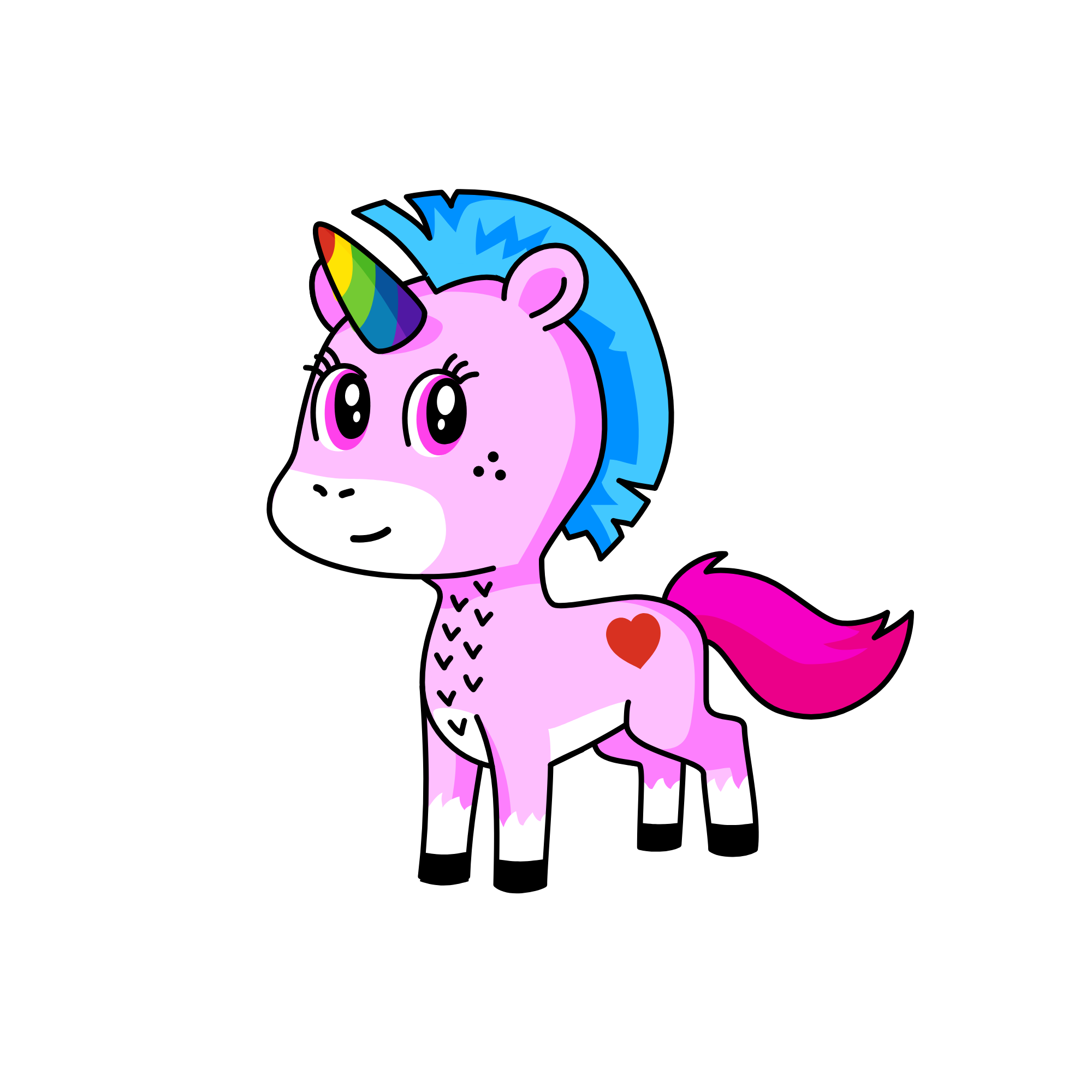 uni baby , the unicorn