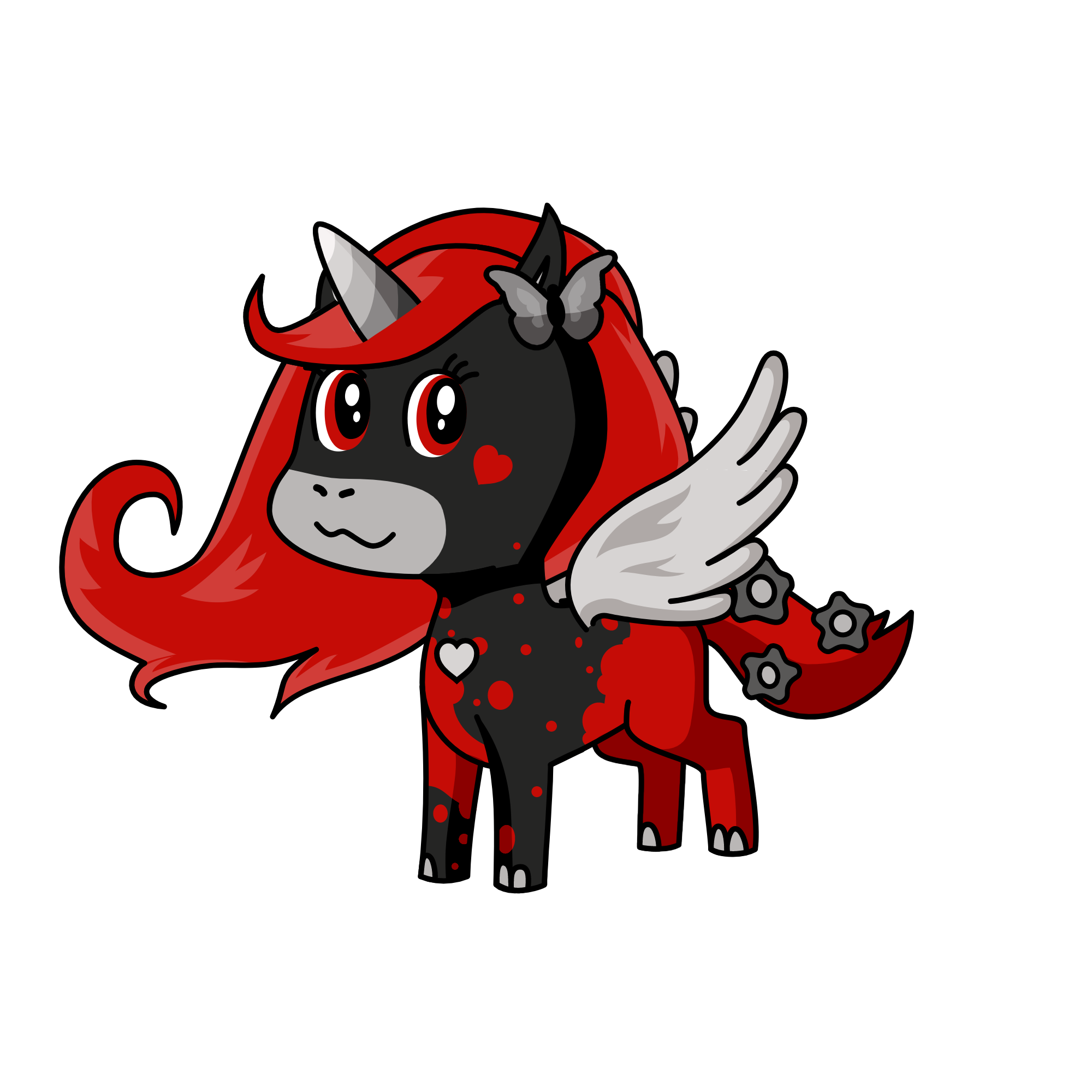 Smokey Flower, the unicorn