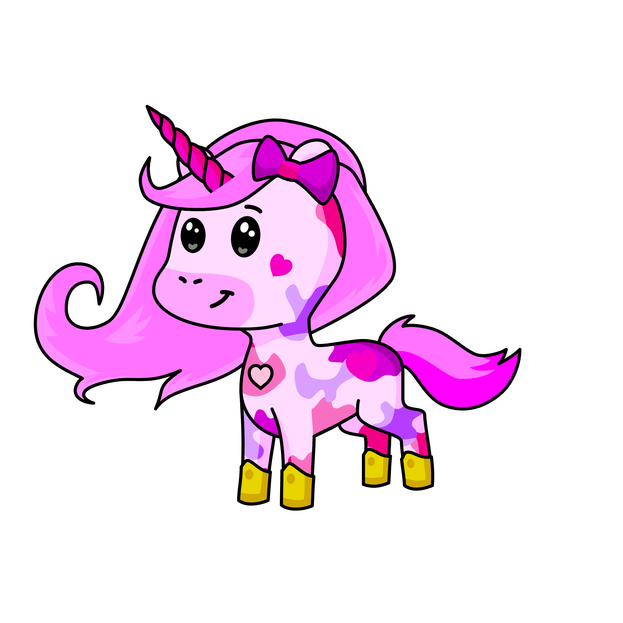 flames, the unicorn