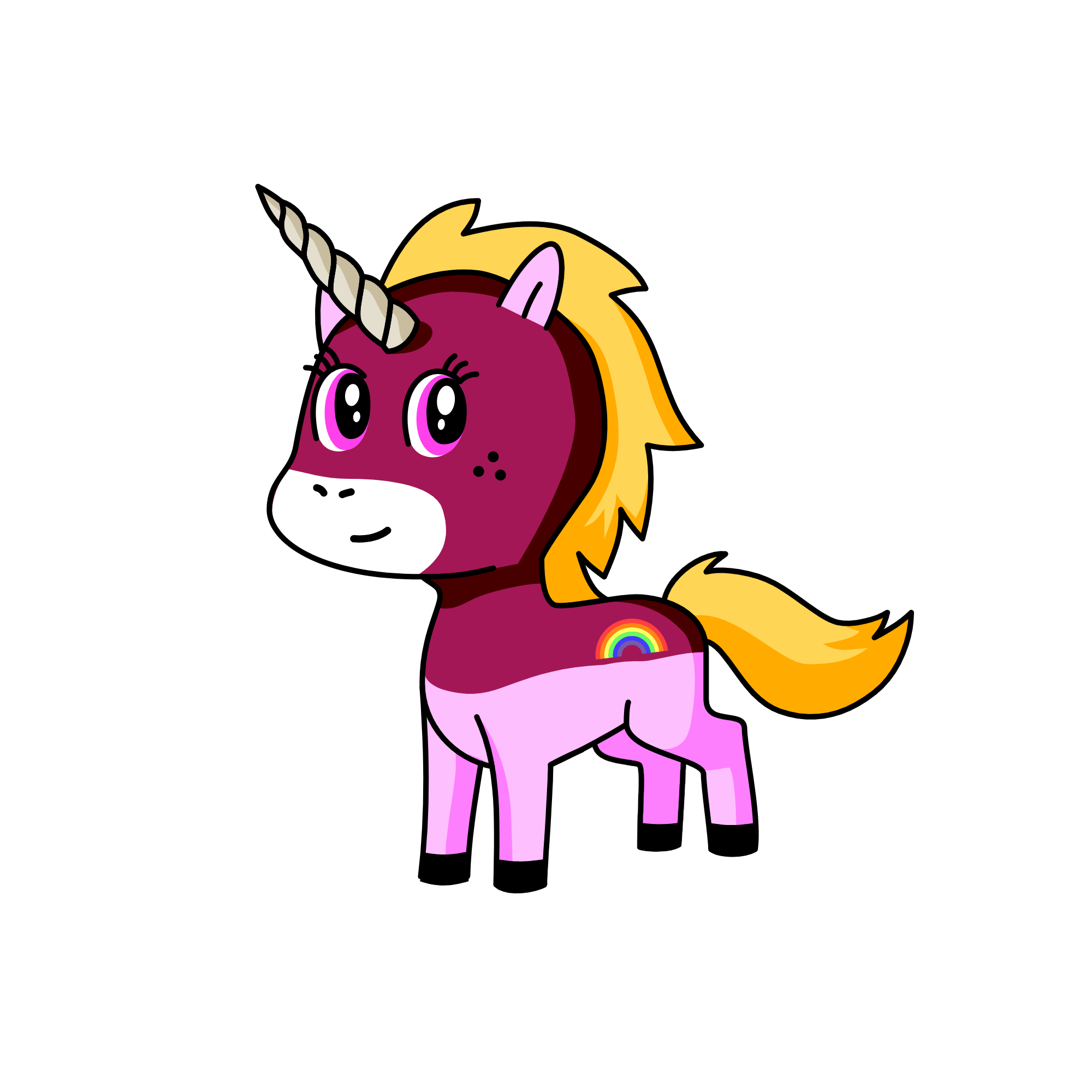 Dashie, the unicorn