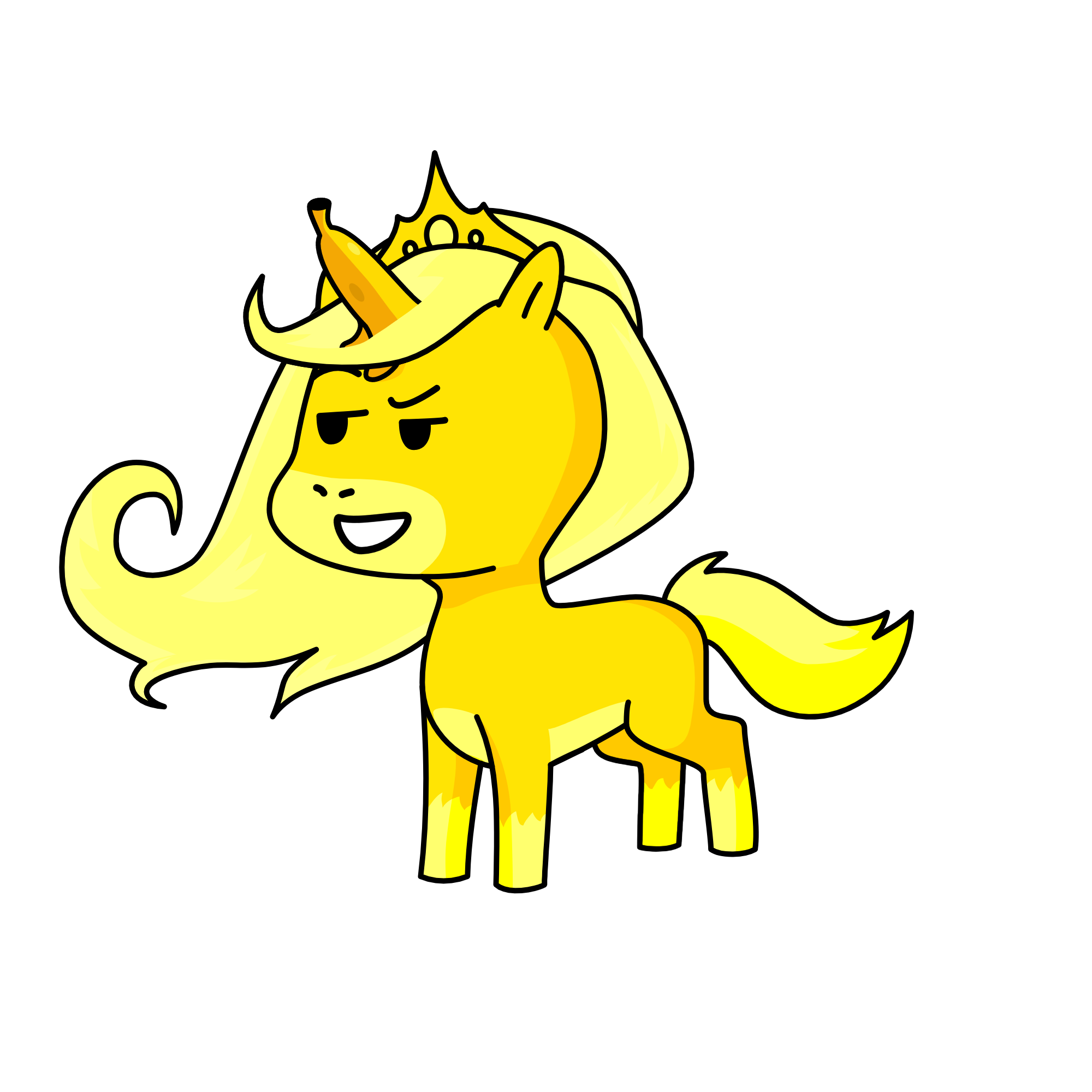 Princess banana, the unicorn