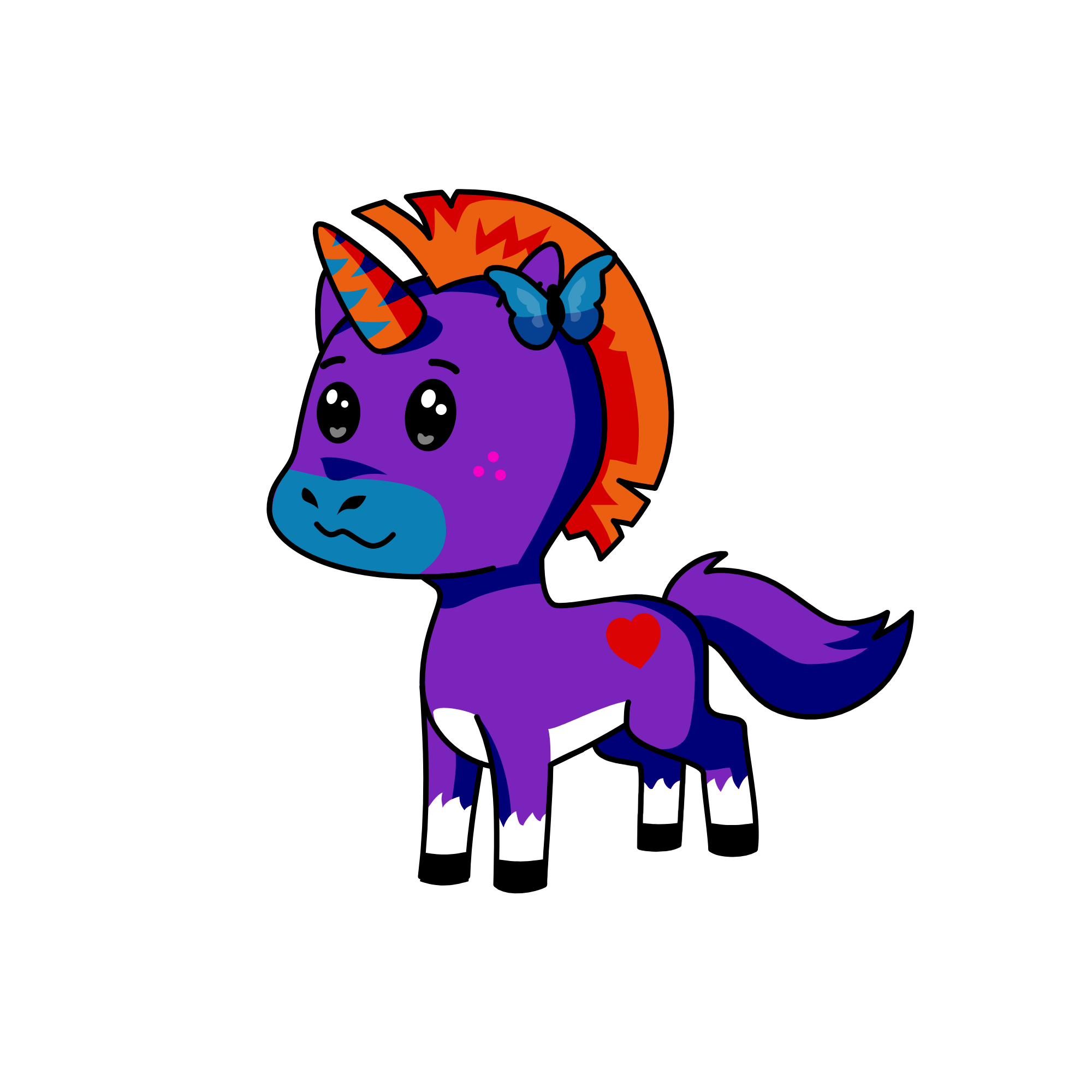 happy, the unicorn