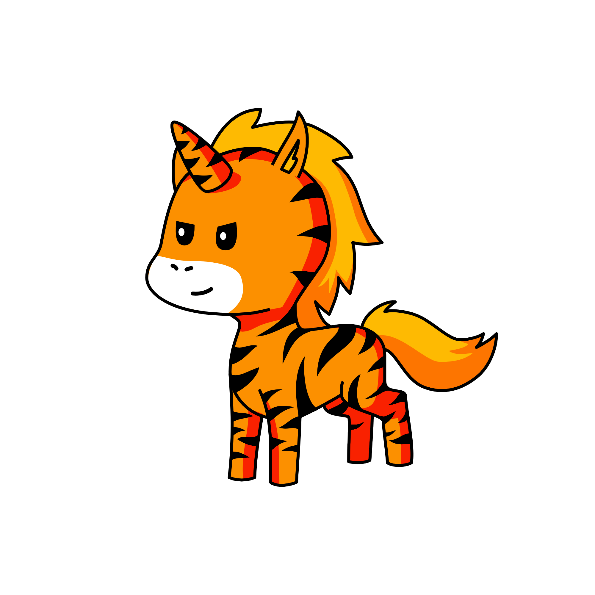 Tiger, the unicorn