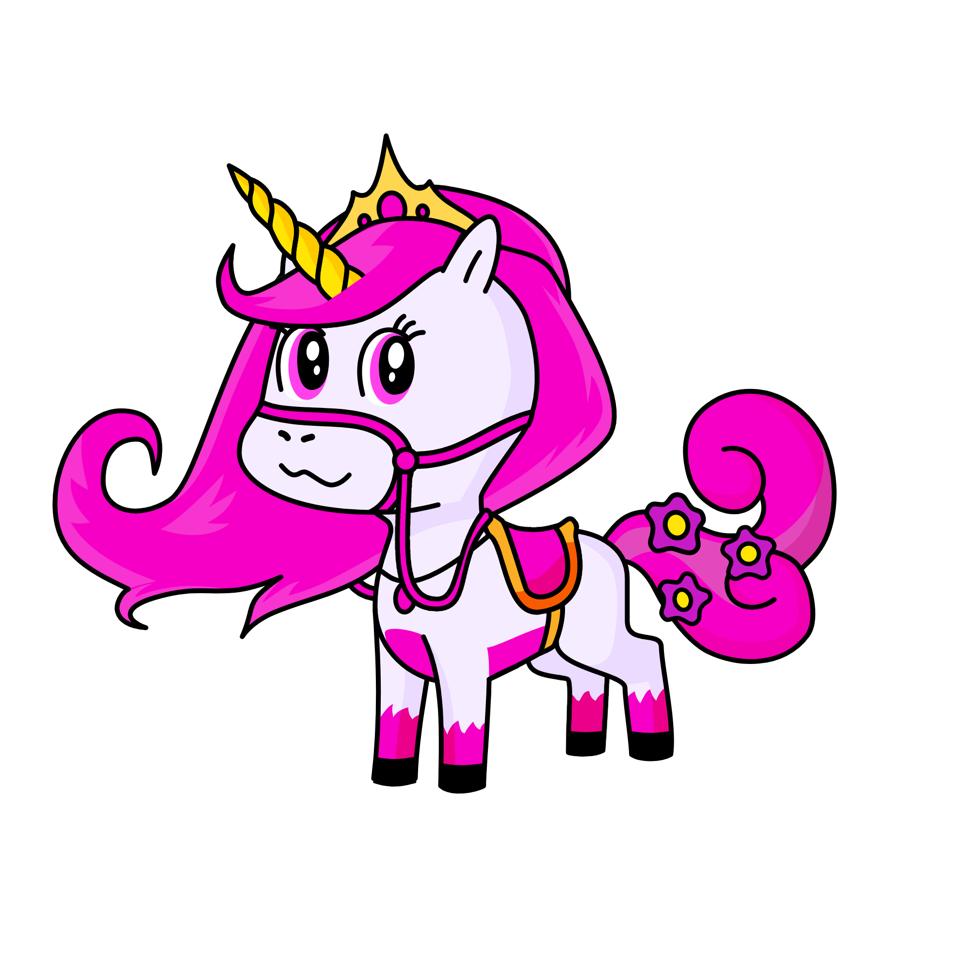 Lady Rose, the unicorn