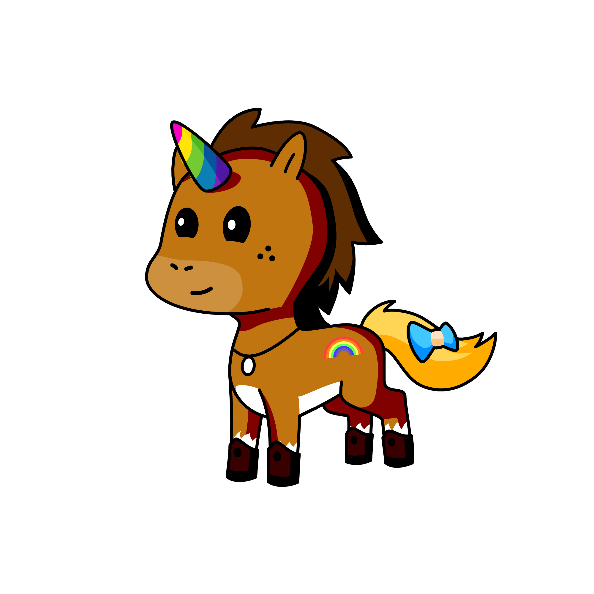 Buttercream, the unicorn