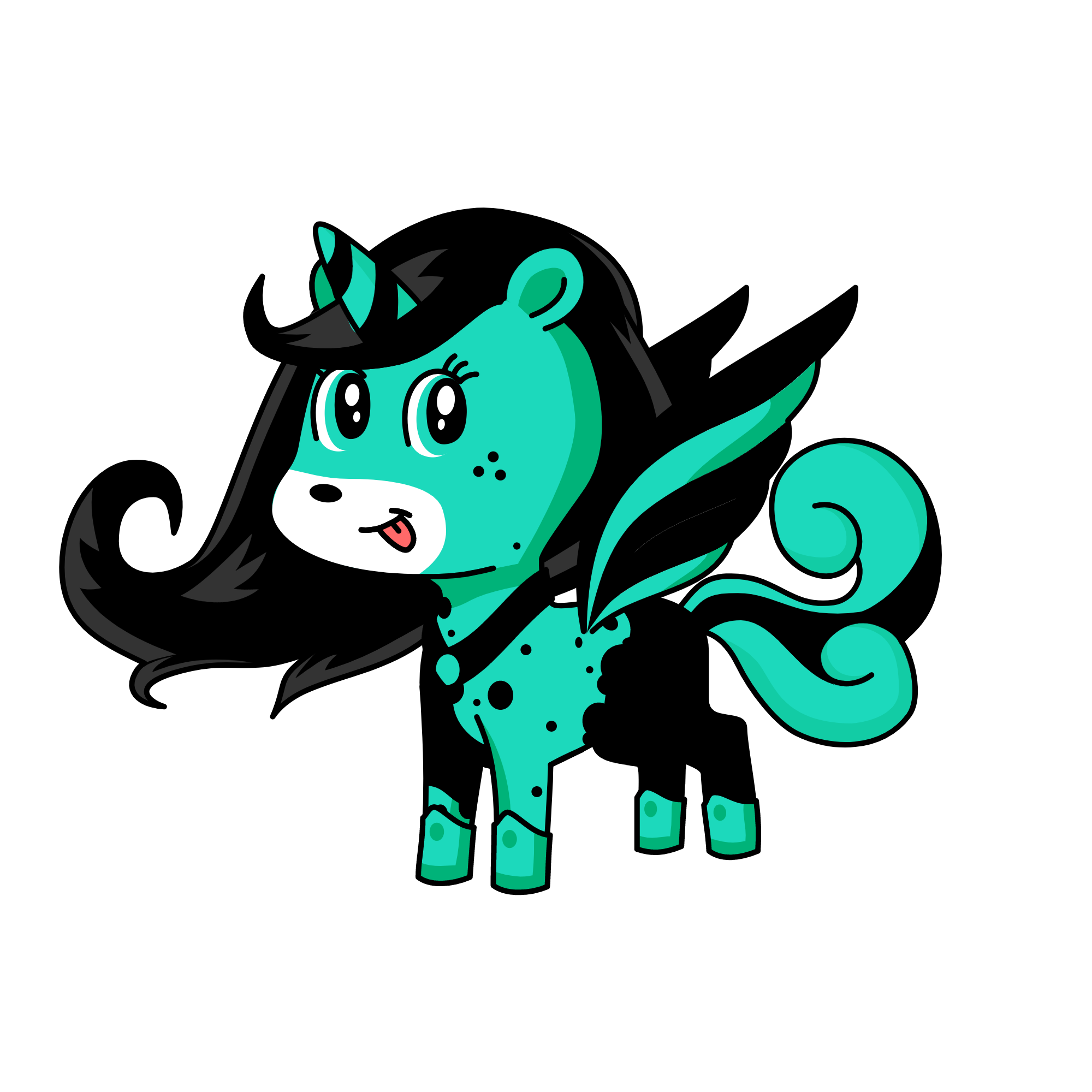 Aqua, the unicorn