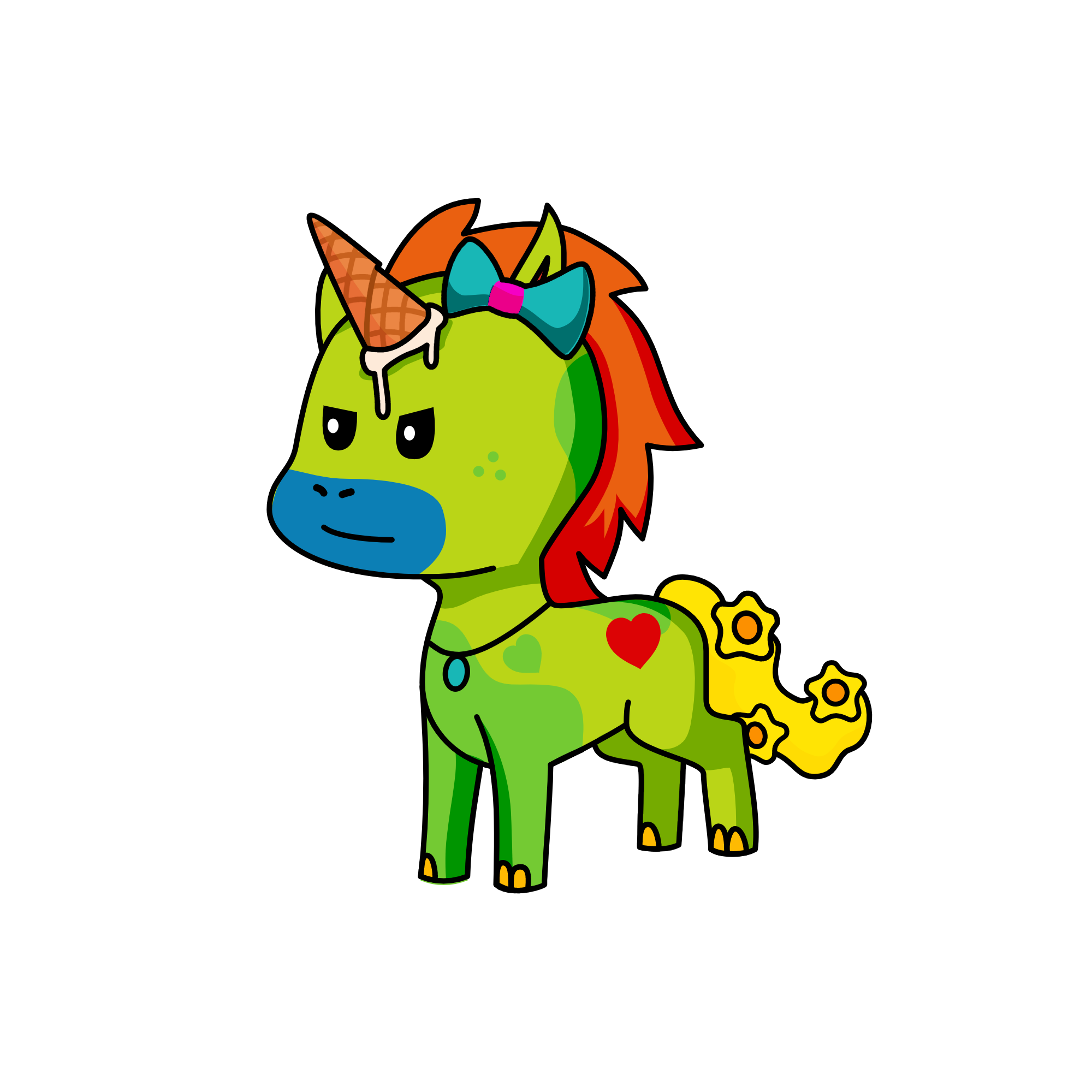 ice...........................or no, the unicorn