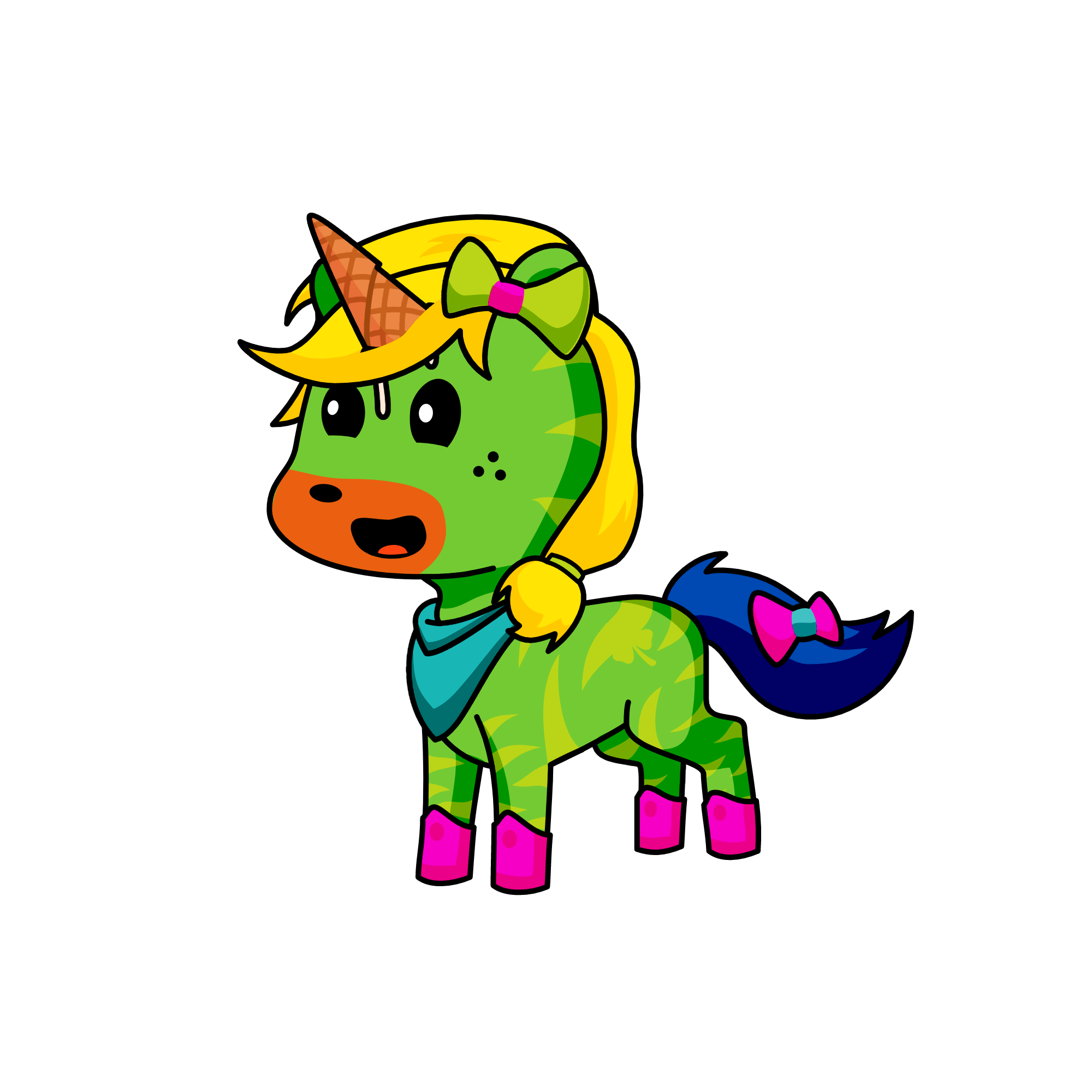 Clover, the unicorn