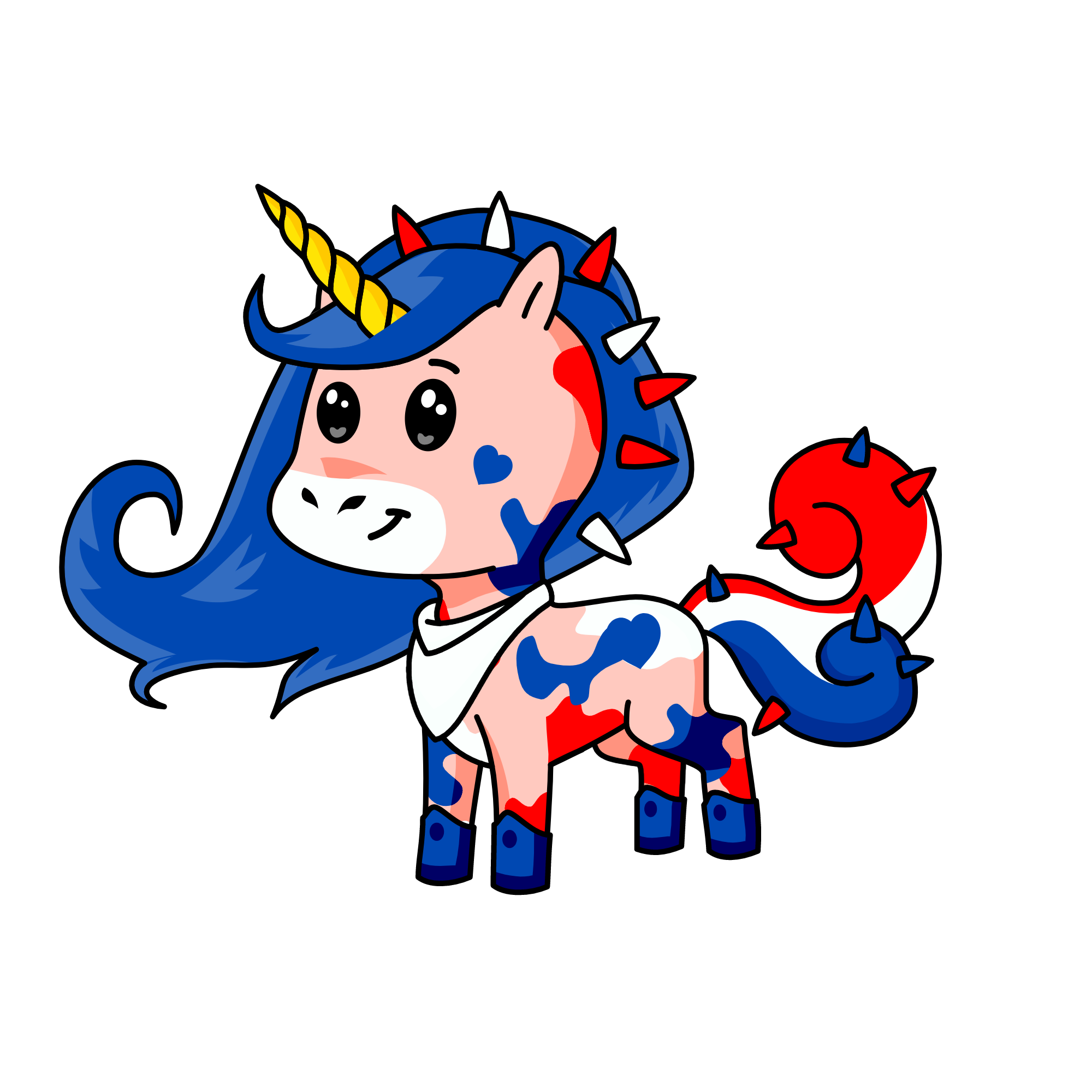 America, the unicorn