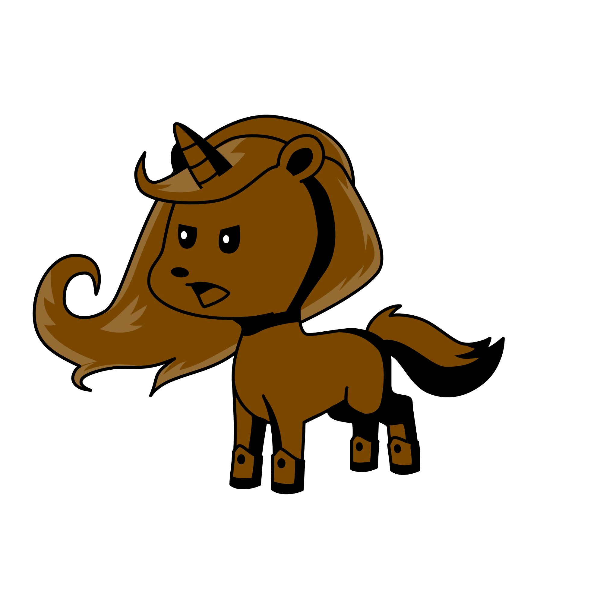Grizly, the unicorn
