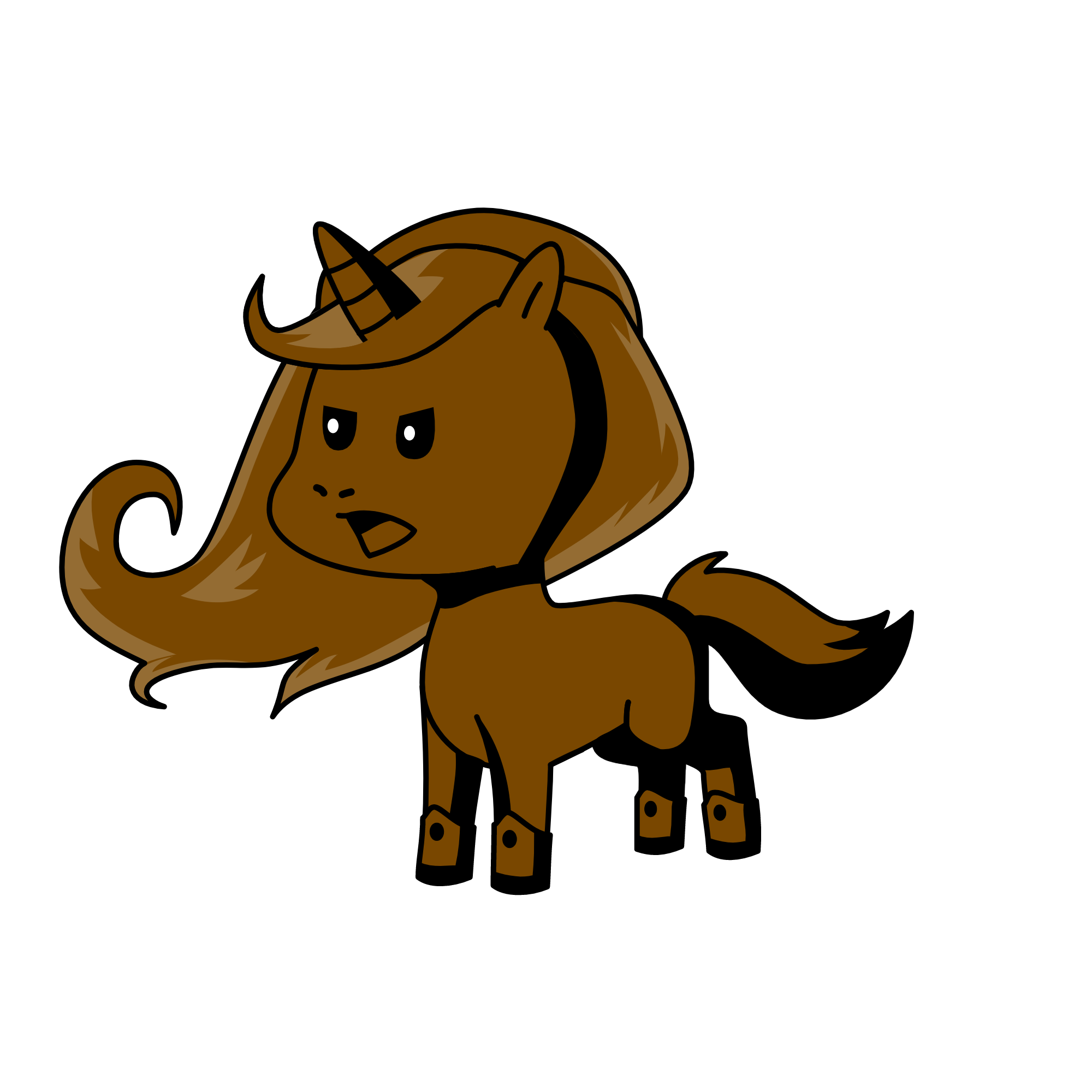Grizly, the unicorn