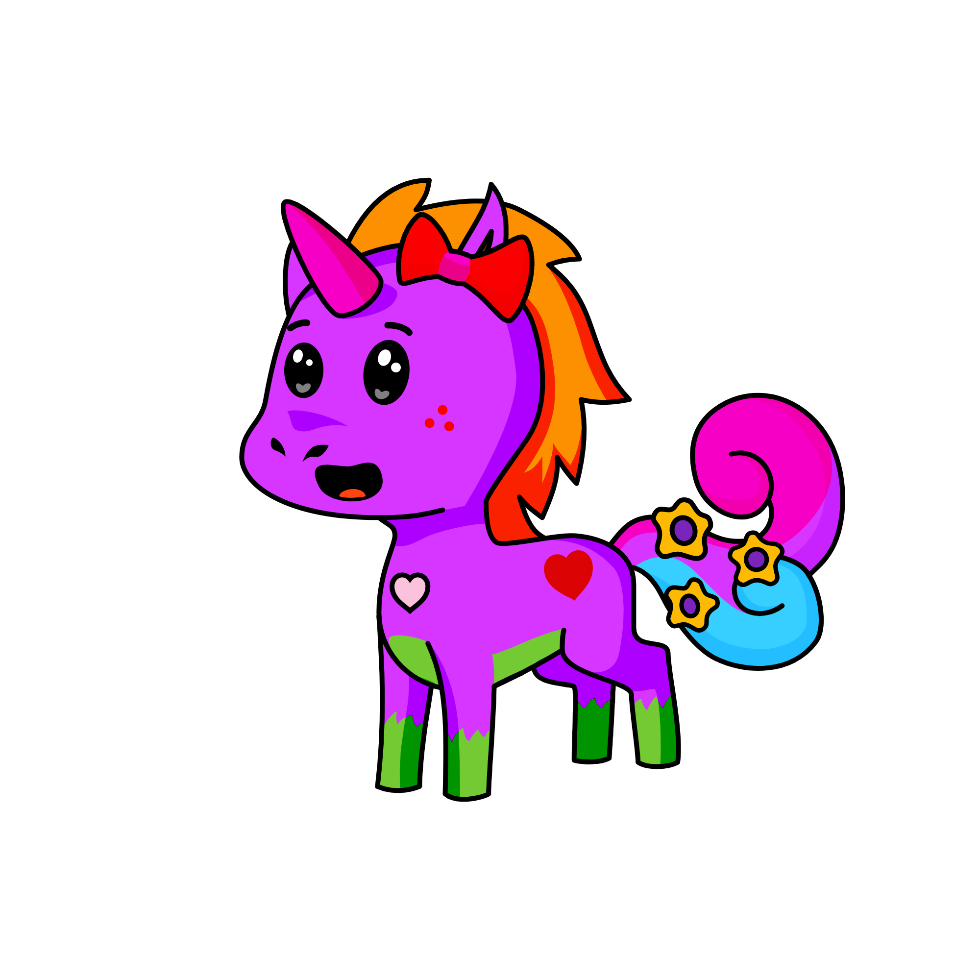 Glitter Shine, the unicorn
